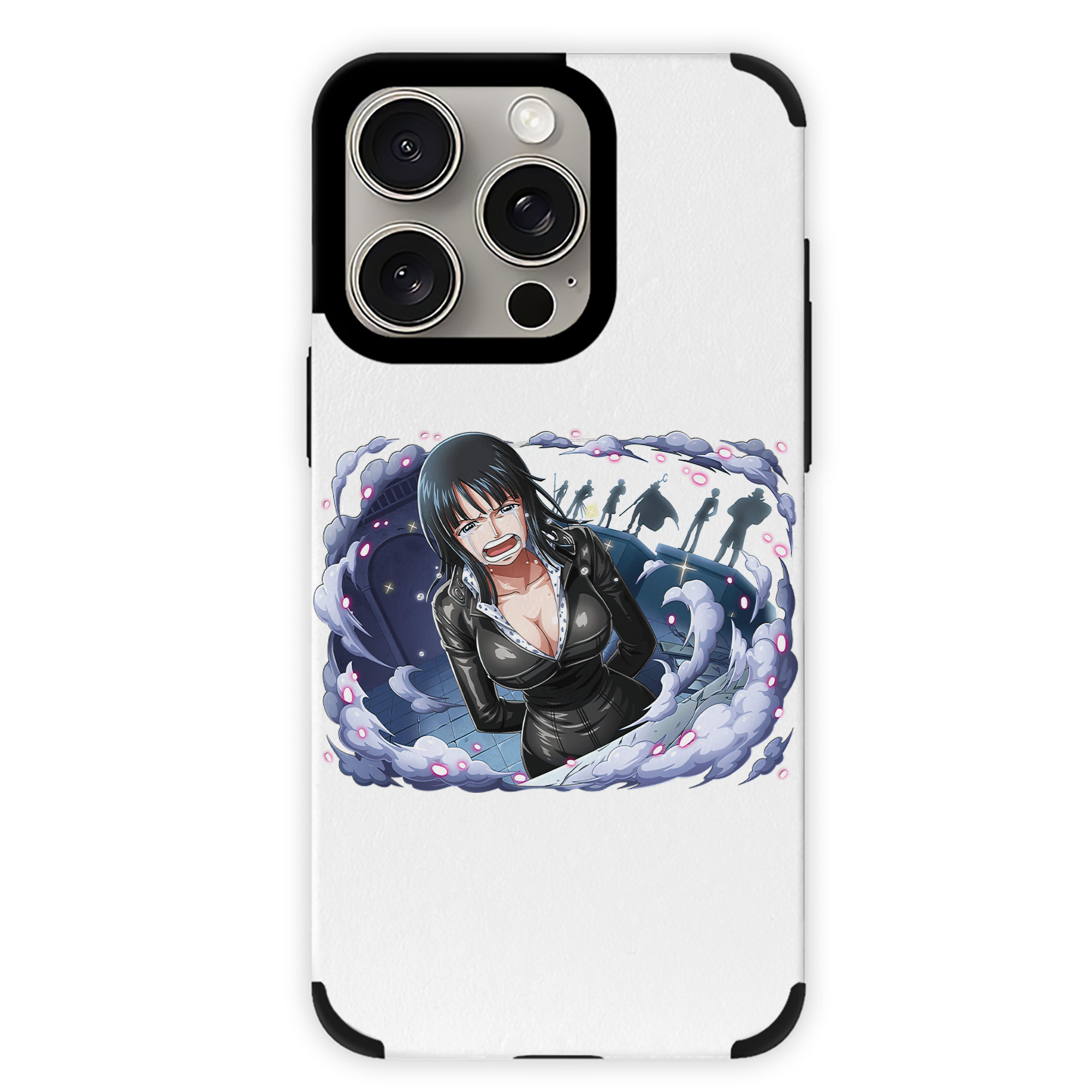 （画像用） ワンピース ニコ・ロビン ONE PIECE Nico Robin 【iPhone15ProMax対応】 PUレザー スマホケース 耐衝撃＆黄変防止