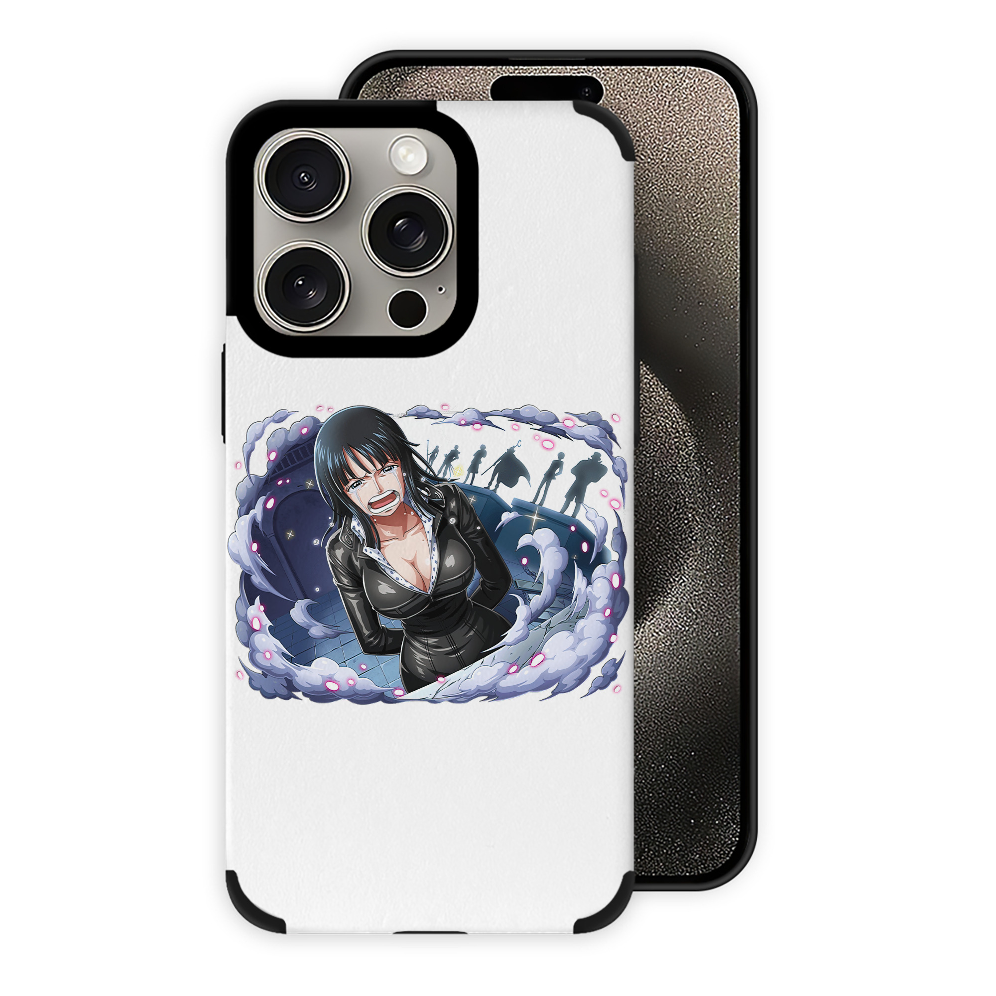（画像用） ワンピース ニコ・ロビン ONE PIECE Nico Robin 【iPhone15ProMax対応】 PUレザー スマホケース 耐衝撃＆黄変防止