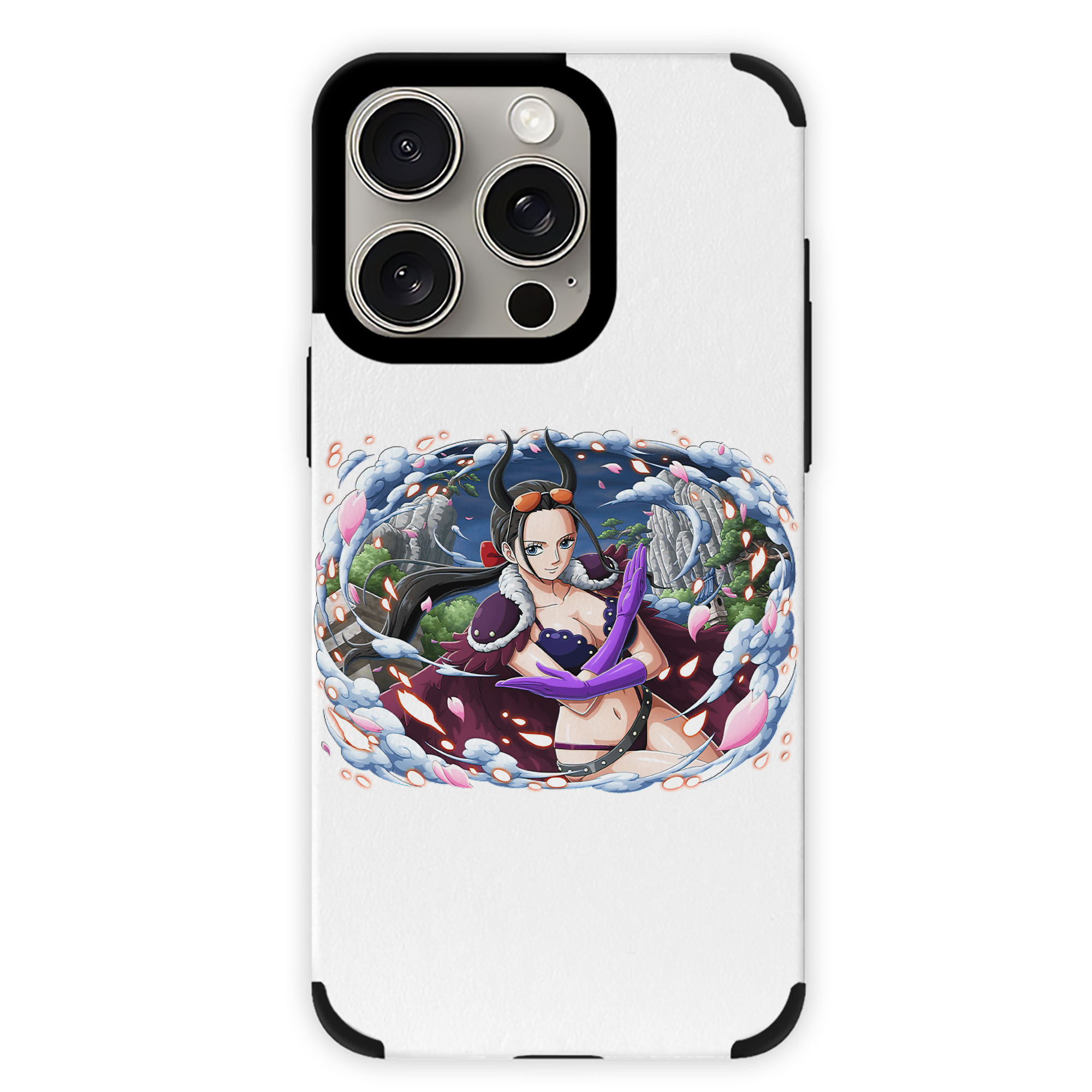 （画像用） ワンピース ニコ・ロビン ONE PIECE Nico Robin 【iPhone15ProMax対応】 PUレザー スマホケース 耐衝撃＆黄変防止