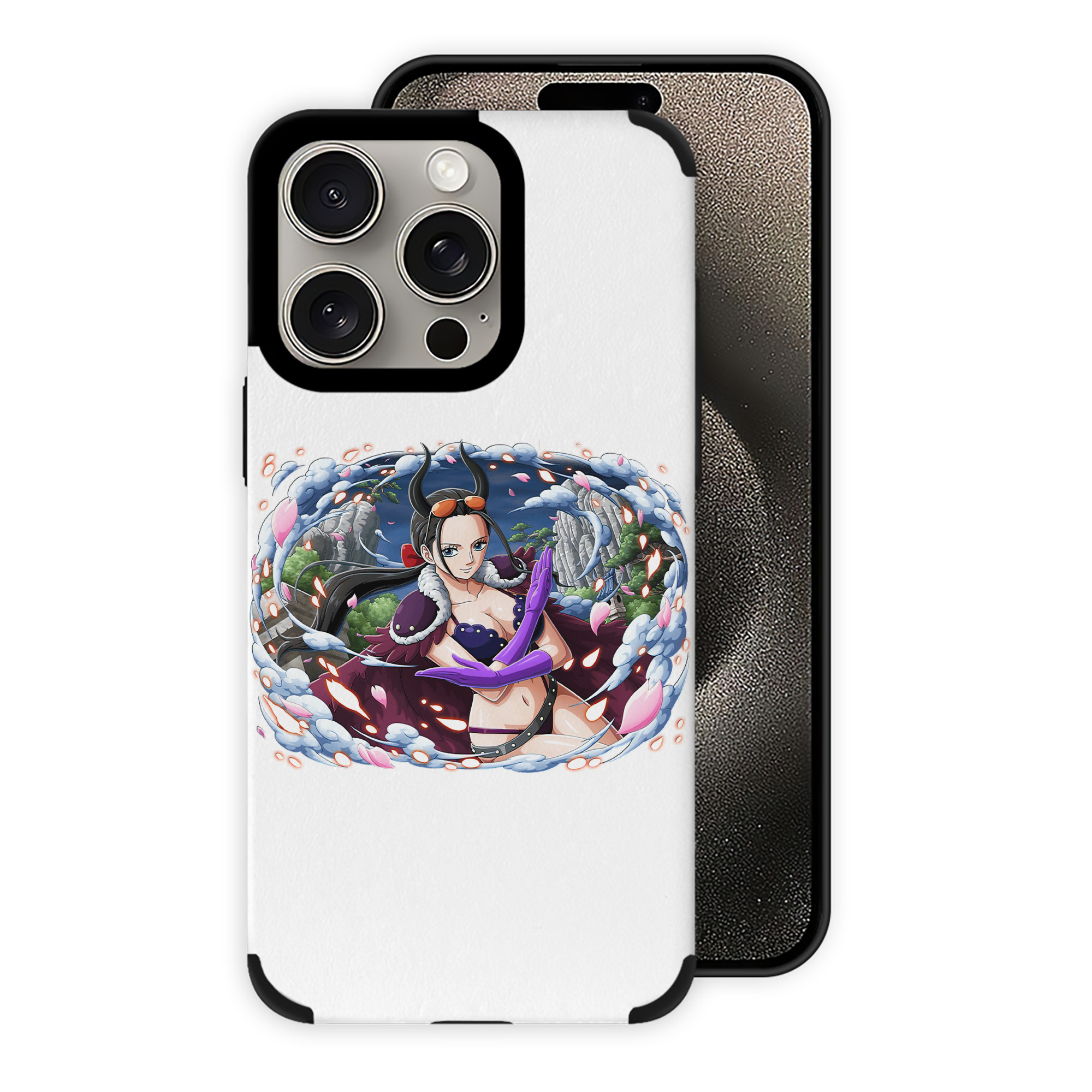 （画像用） ワンピース ニコ・ロビン ONE PIECE Nico Robin 【iPhone15ProMax対応】 PUレザー スマホケース 耐衝撃＆黄変防止