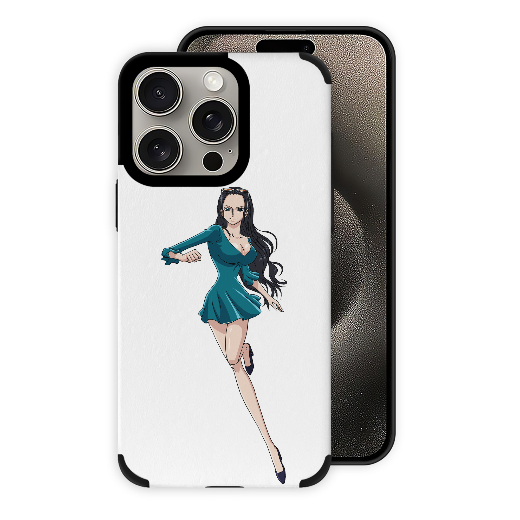 （画像用） ワンピース ニコ・ロビン ONE PIECE Nico Robin 【iPhone15ProMax対応】 PUレザー スマホケース 耐衝撃＆黄変防止
