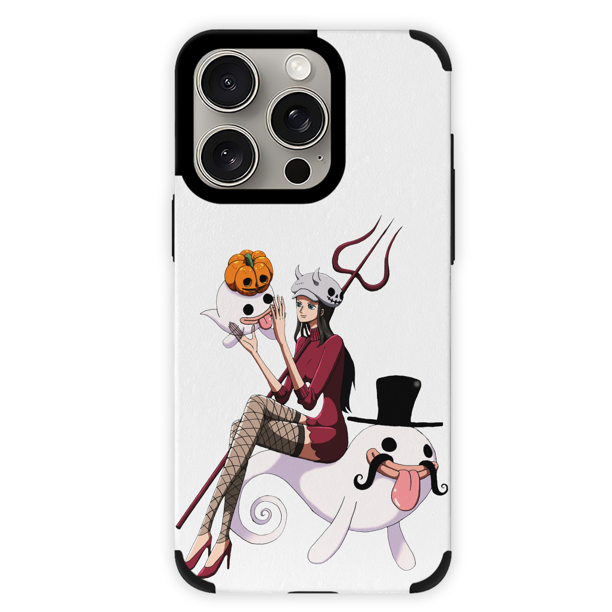 （画像用） ワンピース ニコ・ロビン ONE PIECE Nico Robin 【iPhone15ProMax対応】 PUレザー スマホケース 耐衝撃＆黄変防止