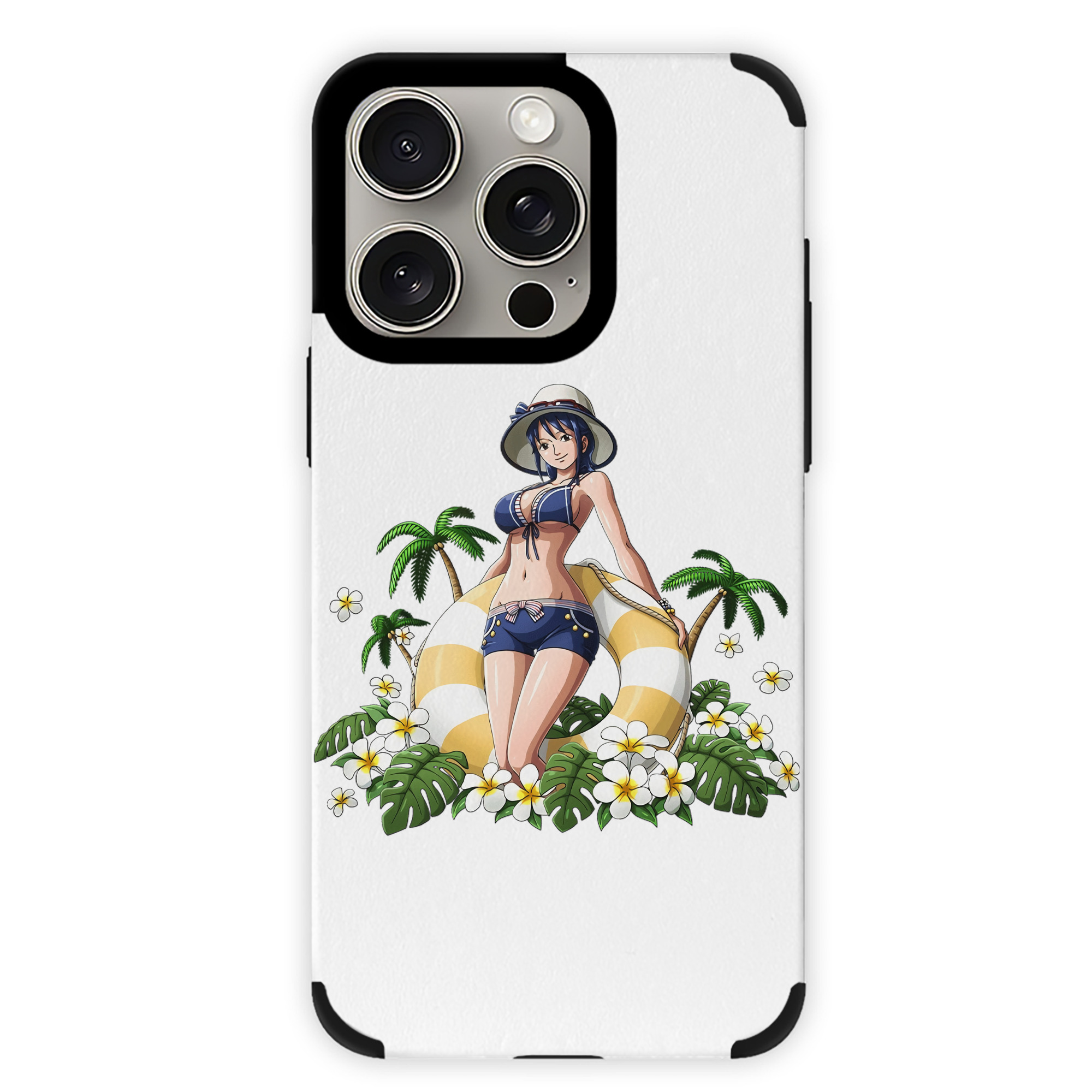 （画像用） ワンピース ニコ・ロビン ONE PIECE Nico Robin 【iPhone15ProMax対応】 PUレザー スマホケース 耐衝撃＆黄変防止