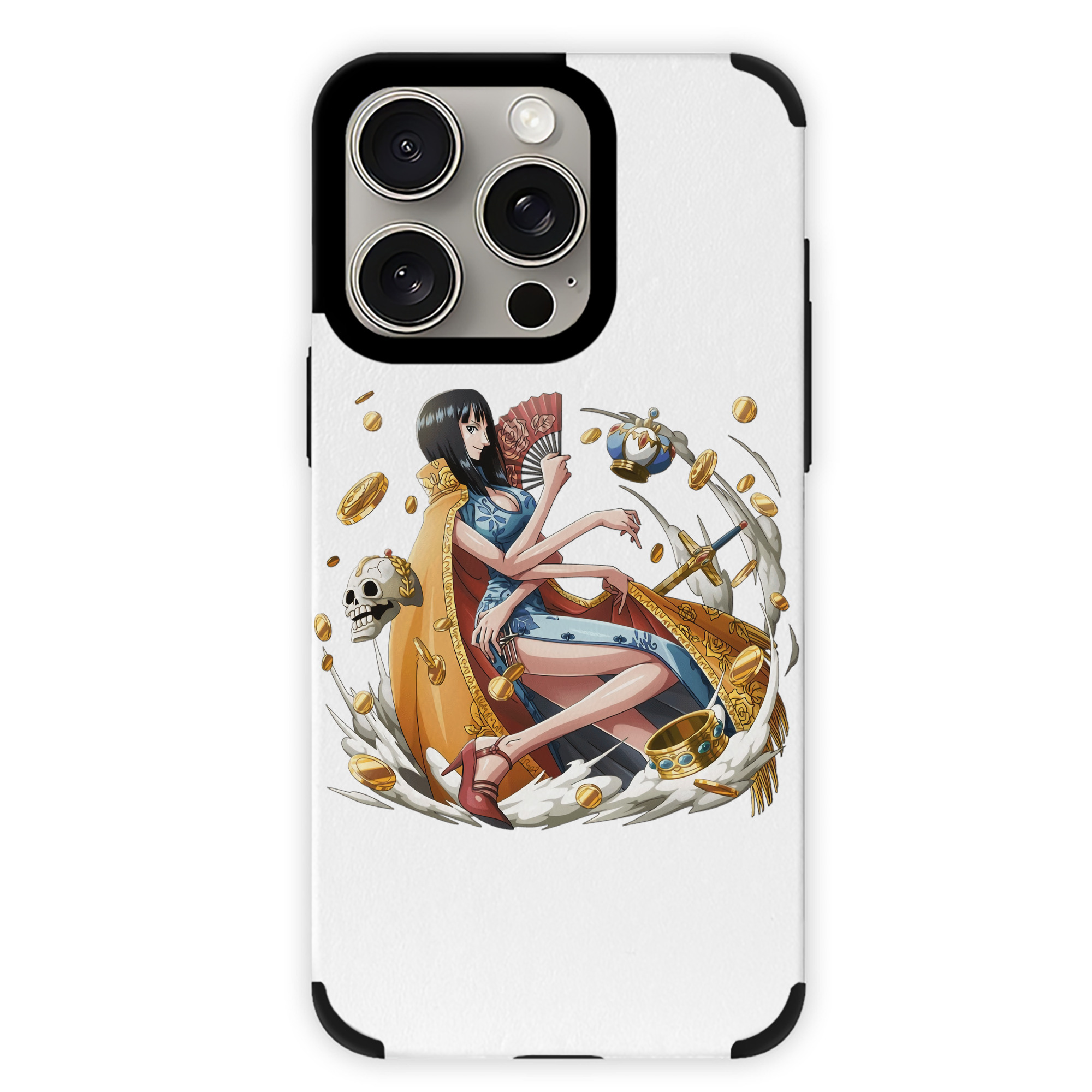 （画像用） ワンピース ニコ・ロビン ONE PIECE Nico Robin 【iPhone15ProMax対応】 PUレザー スマホケース 耐衝撃＆黄変防止