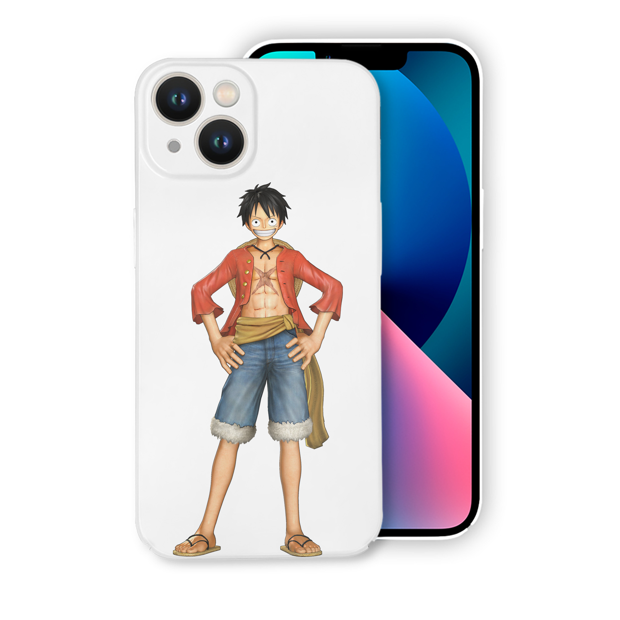 （画像用） ワンピース モンキー・D・ルフィ ONE PIECE Monkey D. Luffy 【iPhone 14シリーズ対応】ハードケース