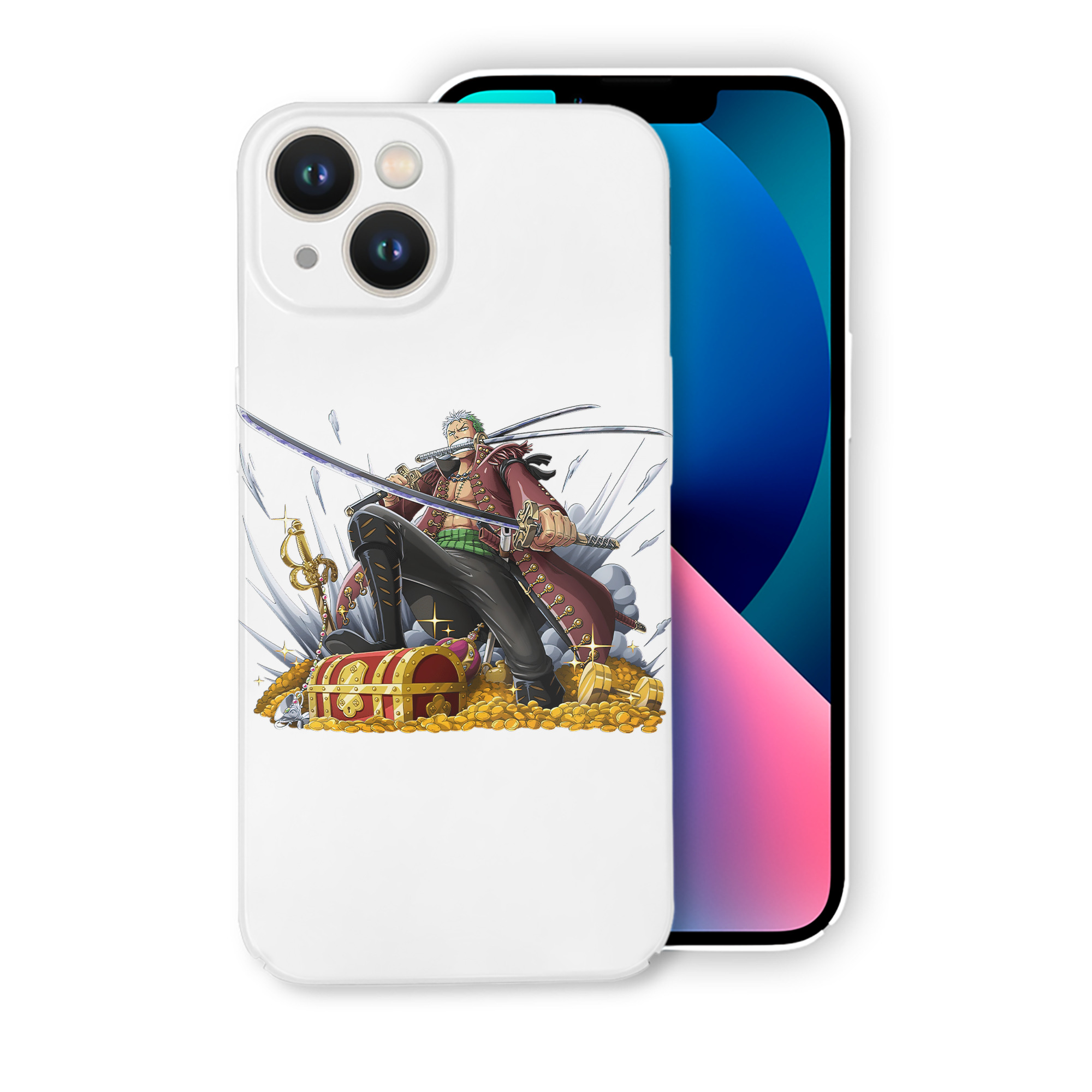 （画像用） ワンピース ロロノア・ゾロ ONE PIECE Roronoa Zoro 【iPhone 14シリーズ対応】ハードケース