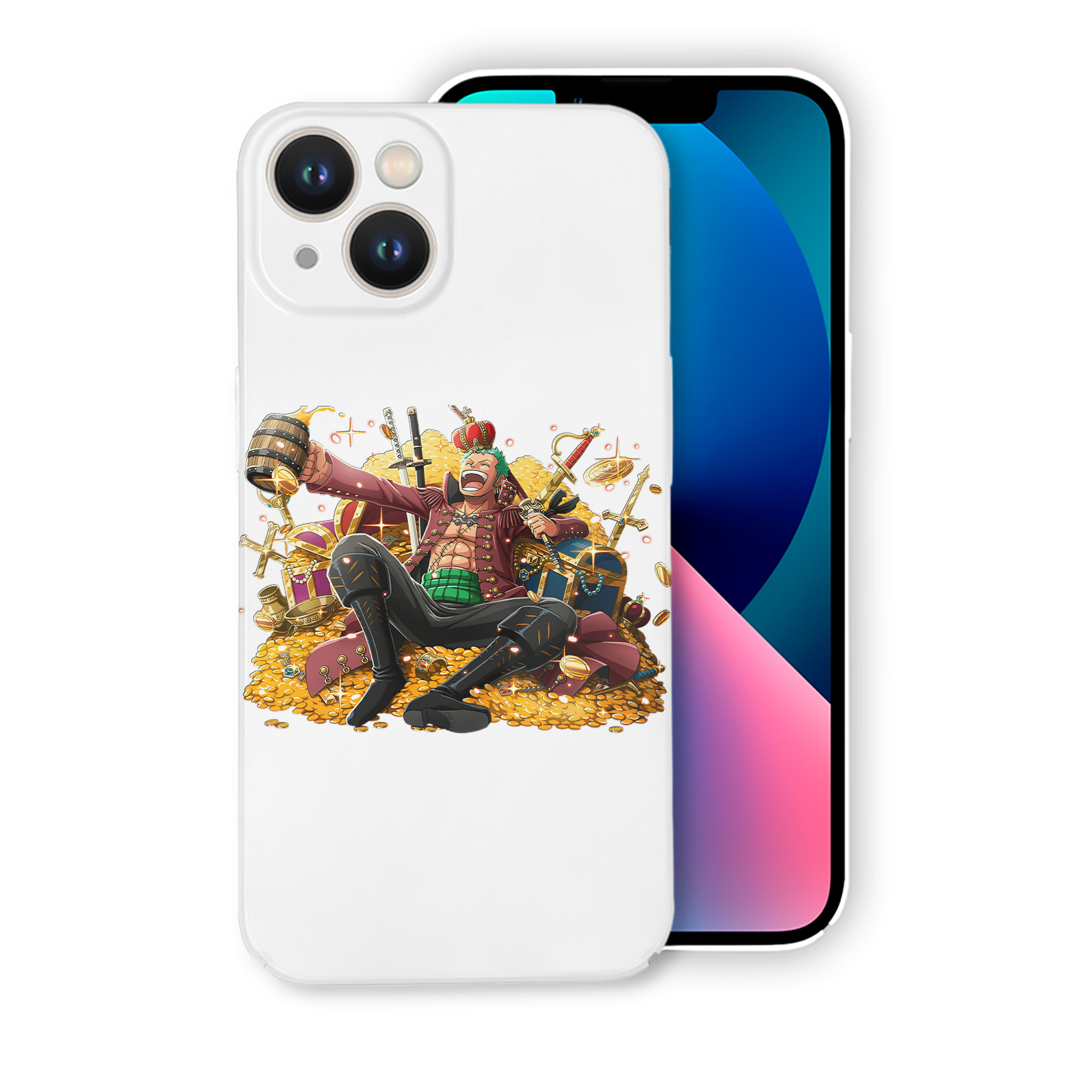 （画像用） ワンピース ロロノア・ゾロ ONE PIECE Roronoa Zoro 【iPhone 14シリーズ対応】ハードケース