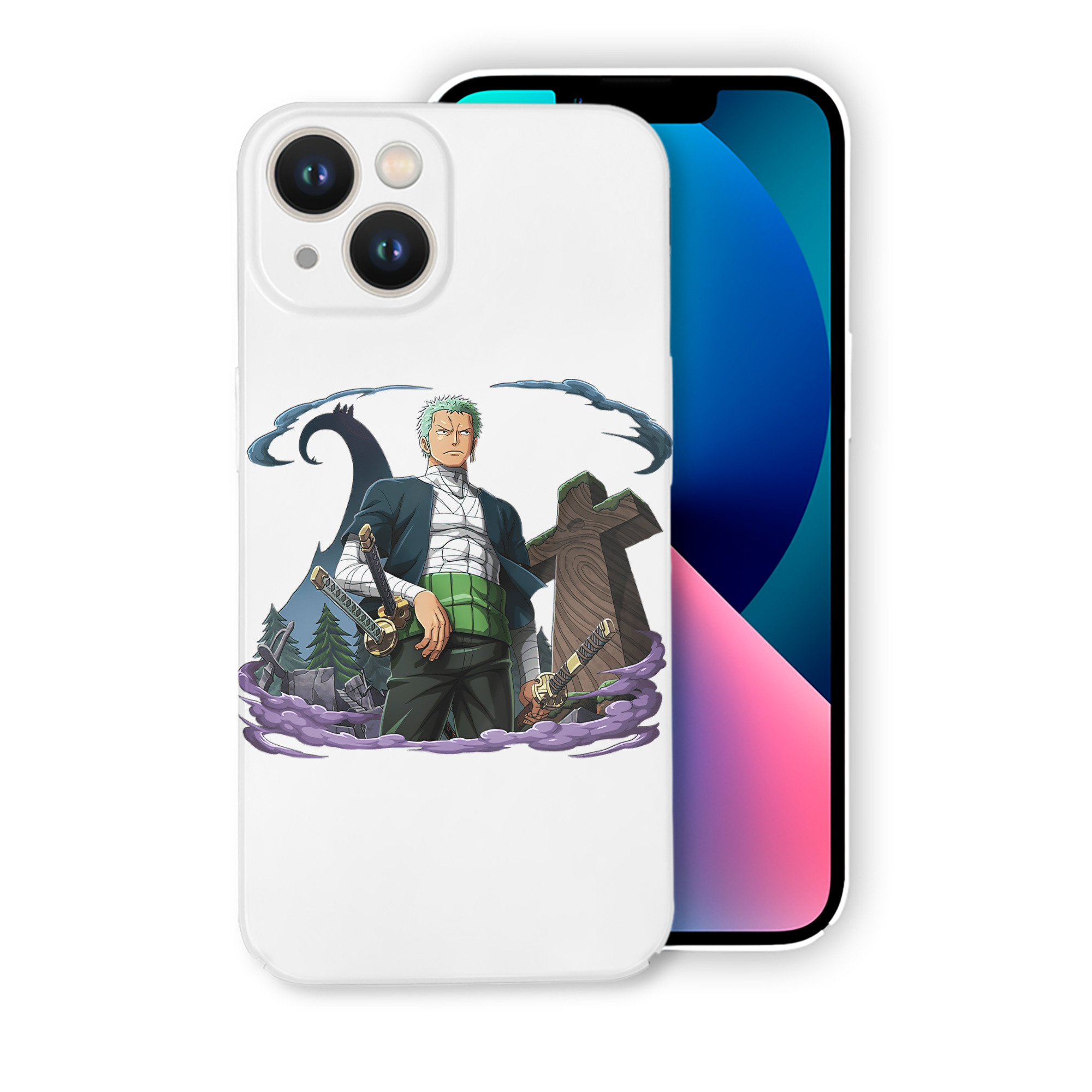 （画像用） ワンピース ロロノア・ゾロ ONE PIECE Roronoa Zoro 【iPhone 14シリーズ対応】ハードケース