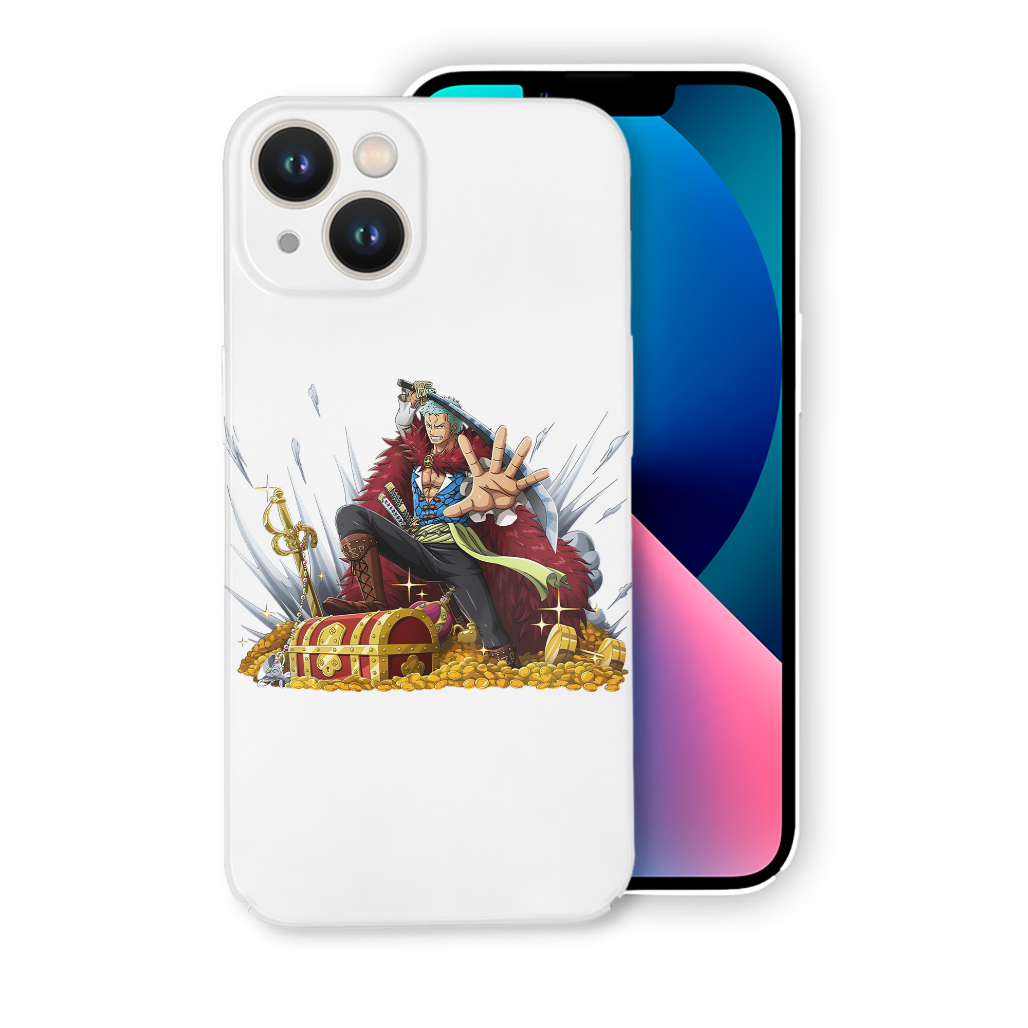 （画像用） ワンピース ロロノア・ゾロ ONE PIECE Roronoa Zoro 【iPhone 14シリーズ対応】ハードケース
