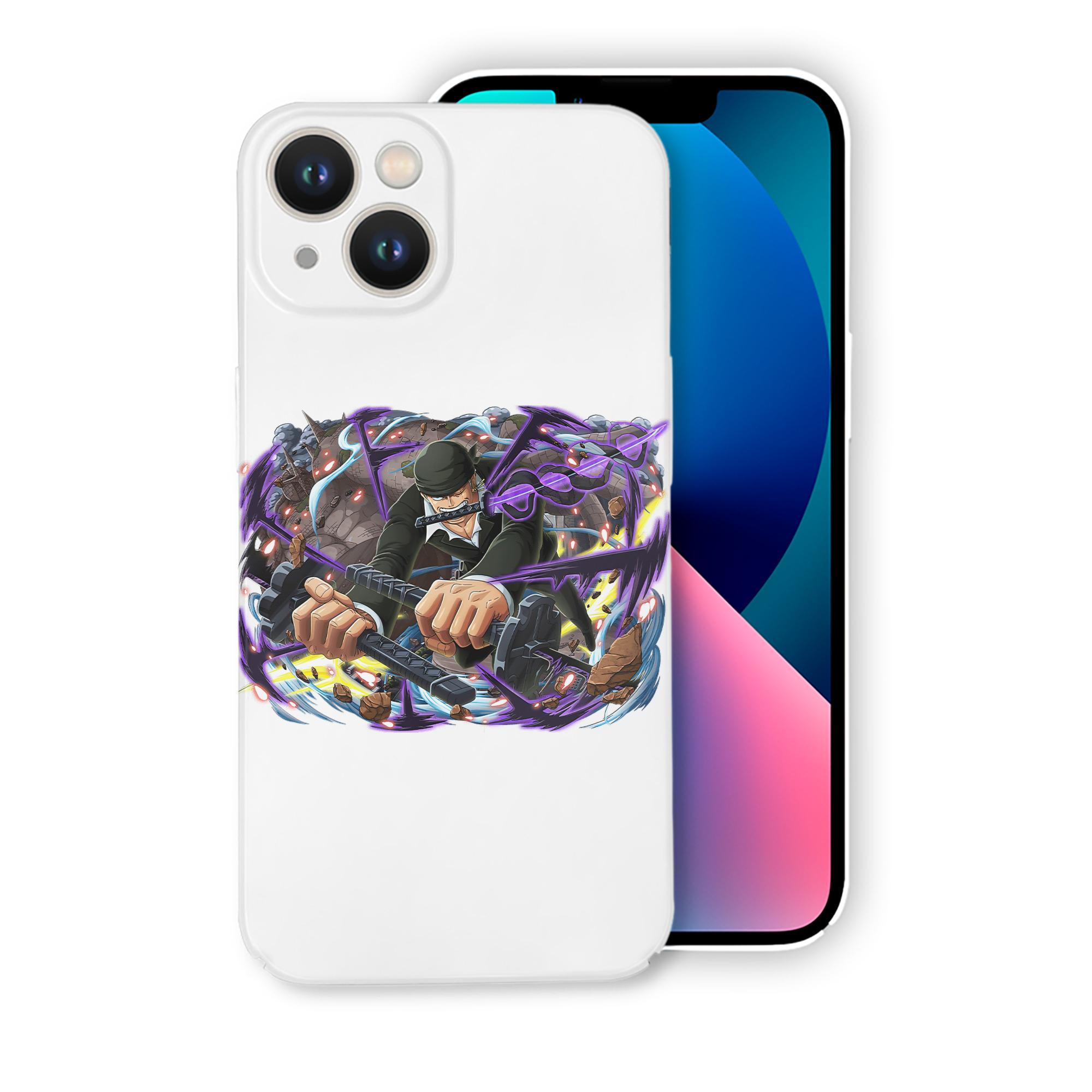（画像用） ワンピース ロロノア・ゾロ ONE PIECE Roronoa Zoro 【iPhone 14シリーズ対応】ハードケース