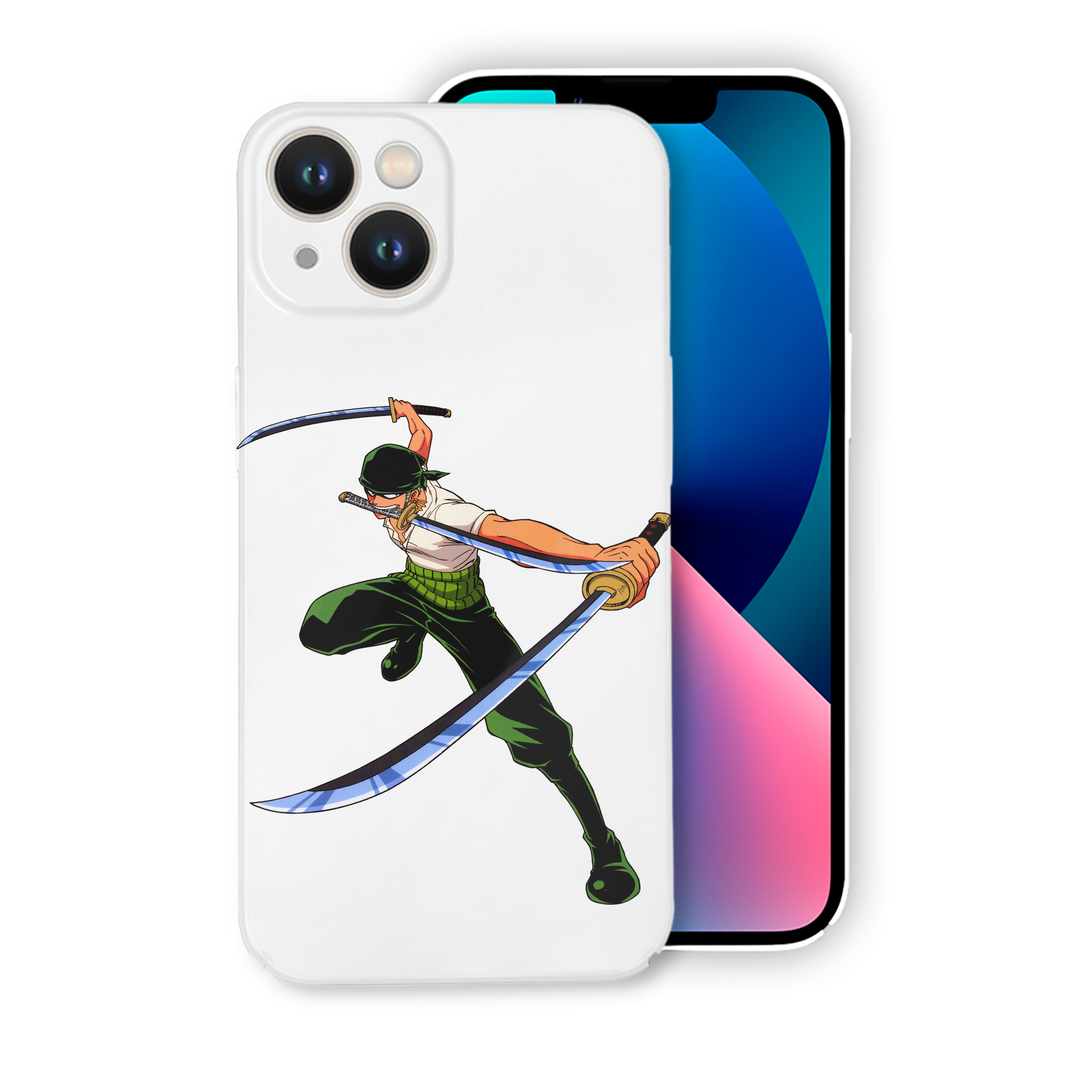 （画像用） ワンピース ロロノア・ゾロ ONE PIECE Roronoa Zoro 【iPhone 14シリーズ対応】ハードケース