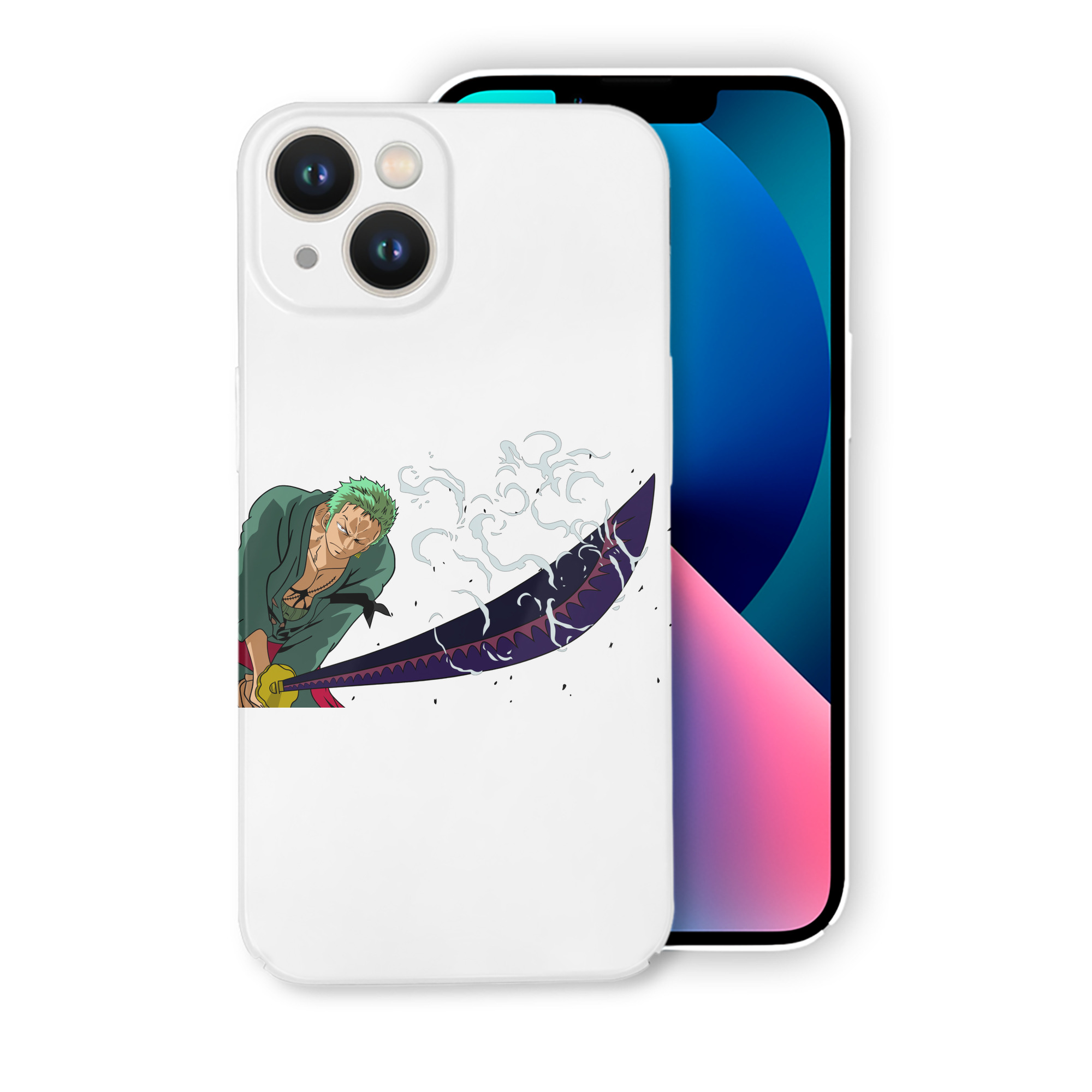 （画像用） ワンピース ロロノア・ゾロ ONE PIECE Roronoa Zoro 【iPhone 14シリーズ対応】ハードケース