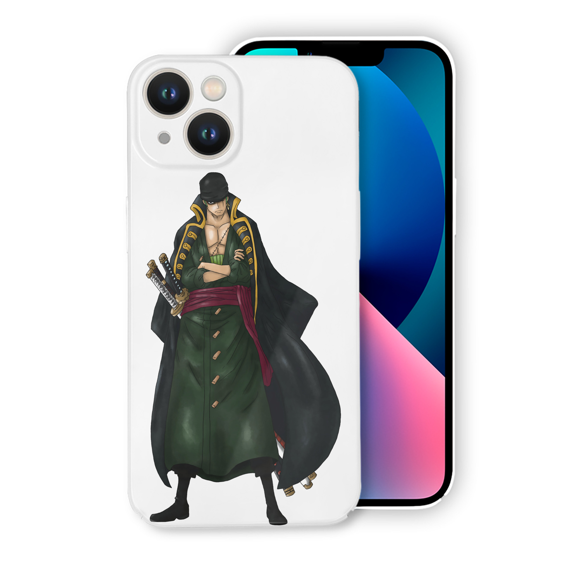 （画像用） ワンピース ロロノア・ゾロ ONE PIECE Roronoa Zoro 【iPhone 14シリーズ対応】ハードケース