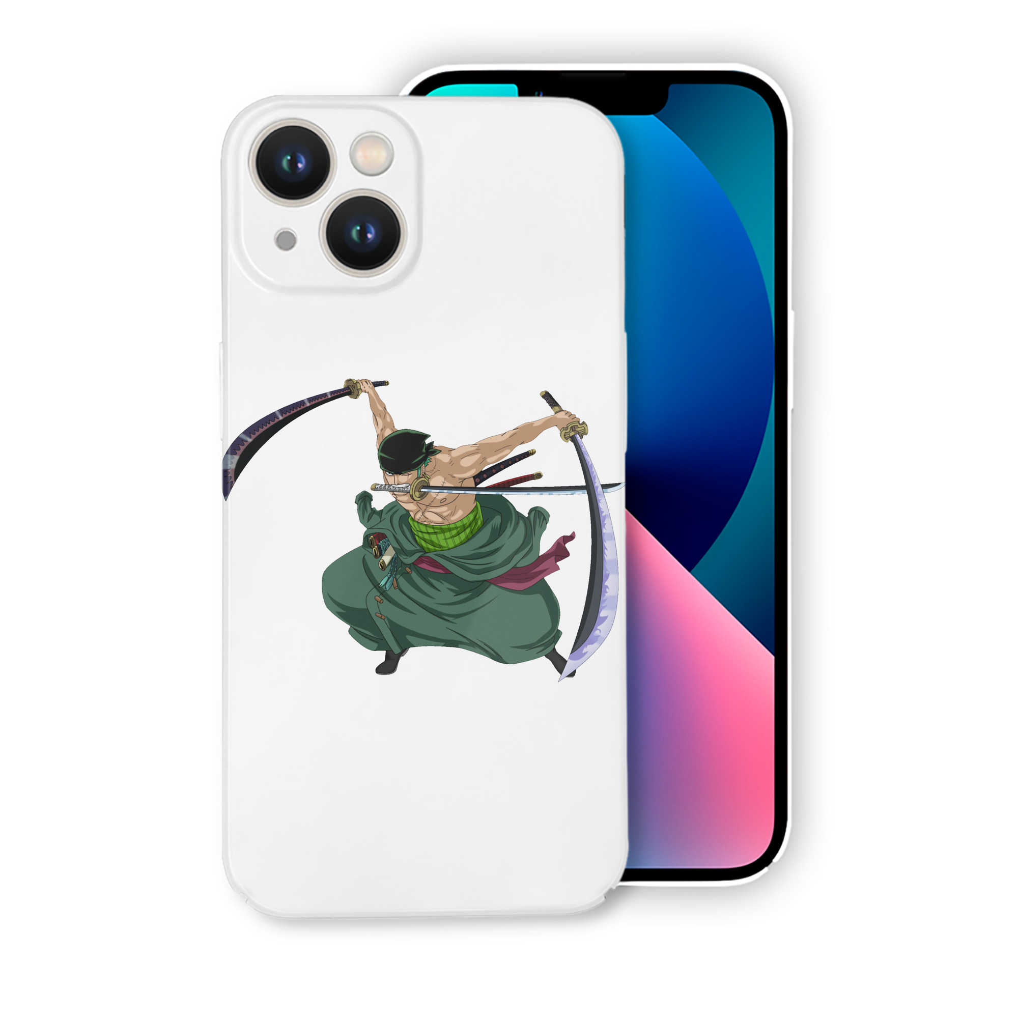 （画像用） ワンピース ロロノア・ゾロ ONE PIECE Roronoa Zoro 【iPhone 14シリーズ対応】ハードケース