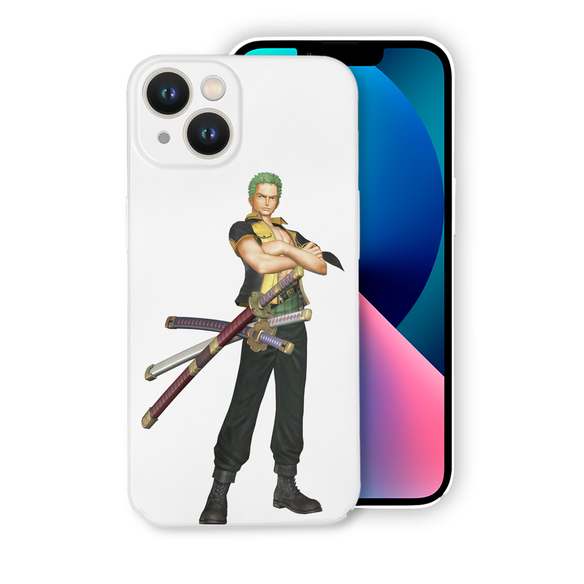 （画像用） ワンピース ロロノア・ゾロ ONE PIECE Roronoa Zoro 【iPhone 14シリーズ対応】ハードケース