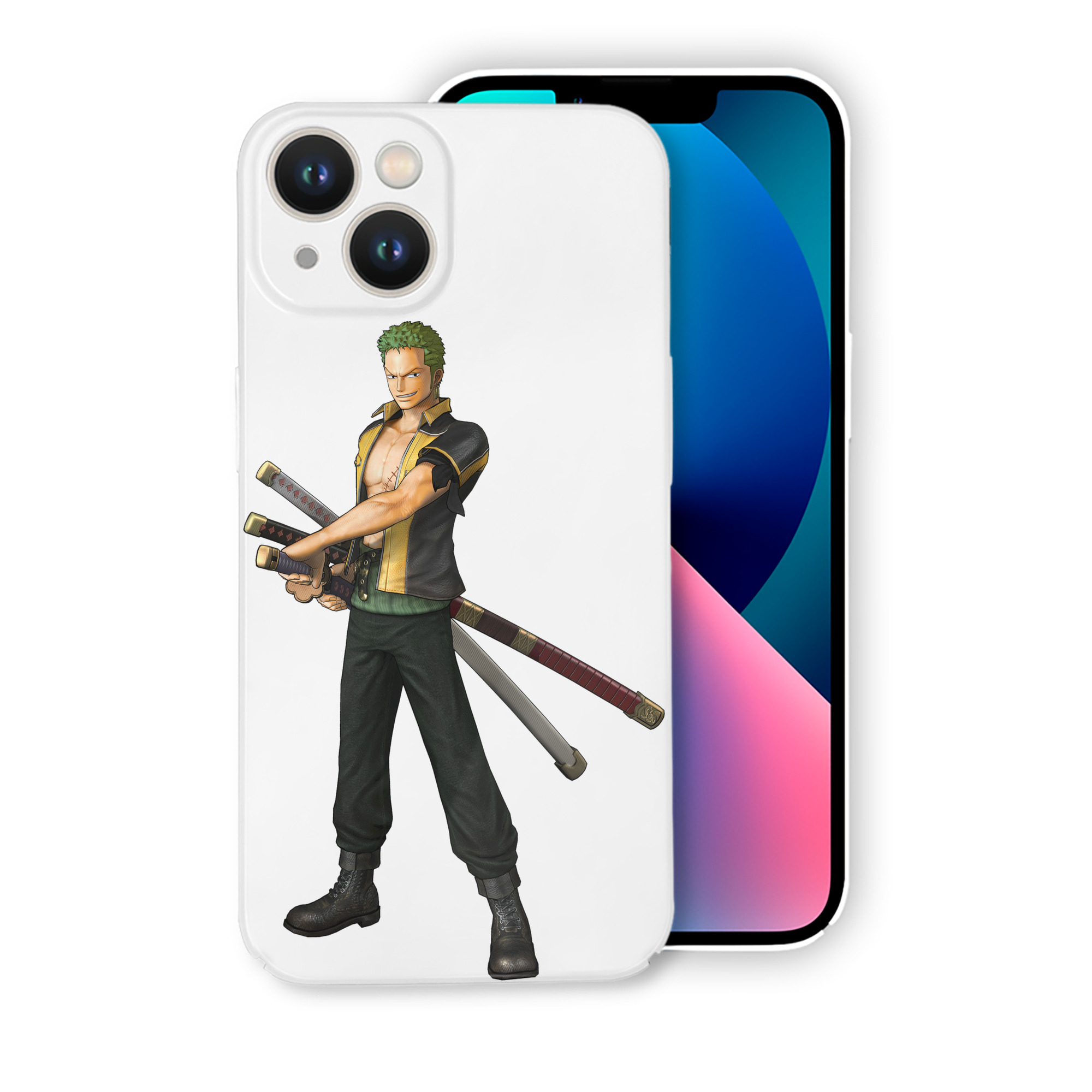 （画像用） ワンピース ロロノア・ゾロ ONE PIECE Roronoa Zoro 【iPhone 14シリーズ対応】ハードケース