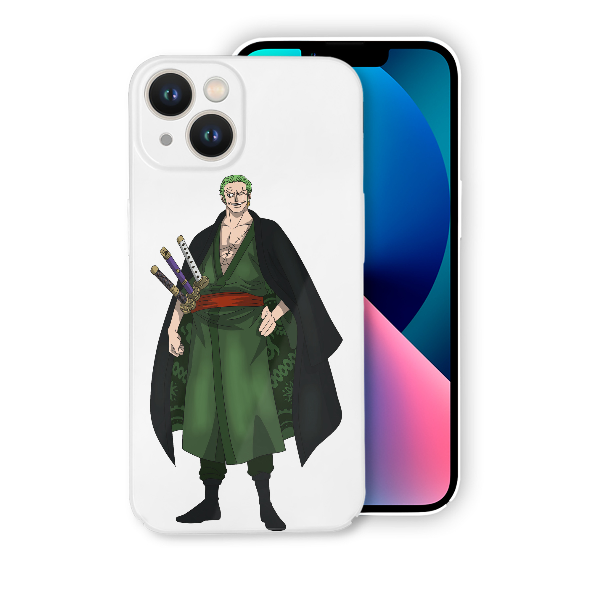 （画像用） ワンピース ロロノア・ゾロ ONE PIECE Roronoa Zoro 【iPhone 14シリーズ対応】ハードケース