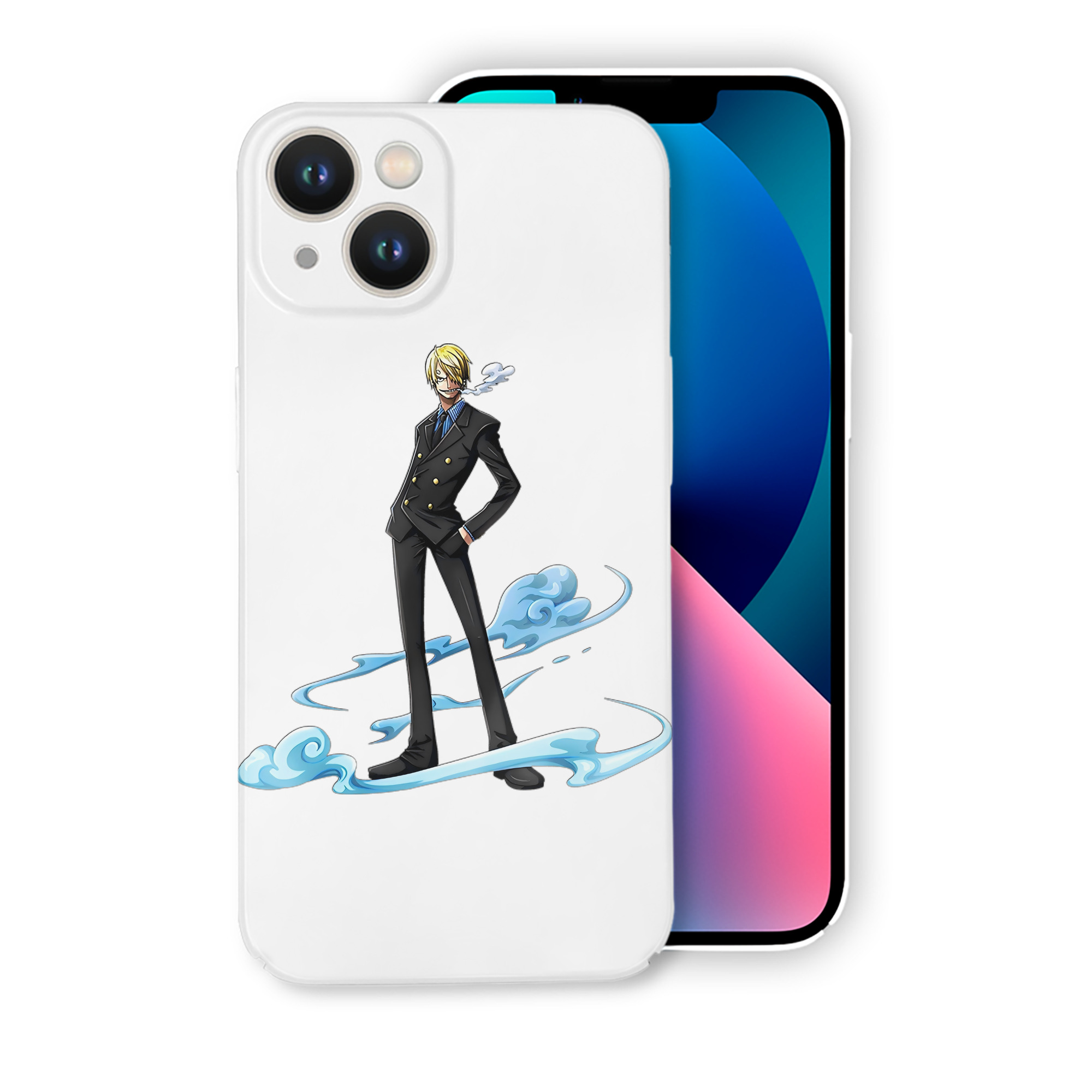 （画像用） ワンピース サンジ ONE PIECE Sanji 【iPhone 14シリーズ対応】ハードケース