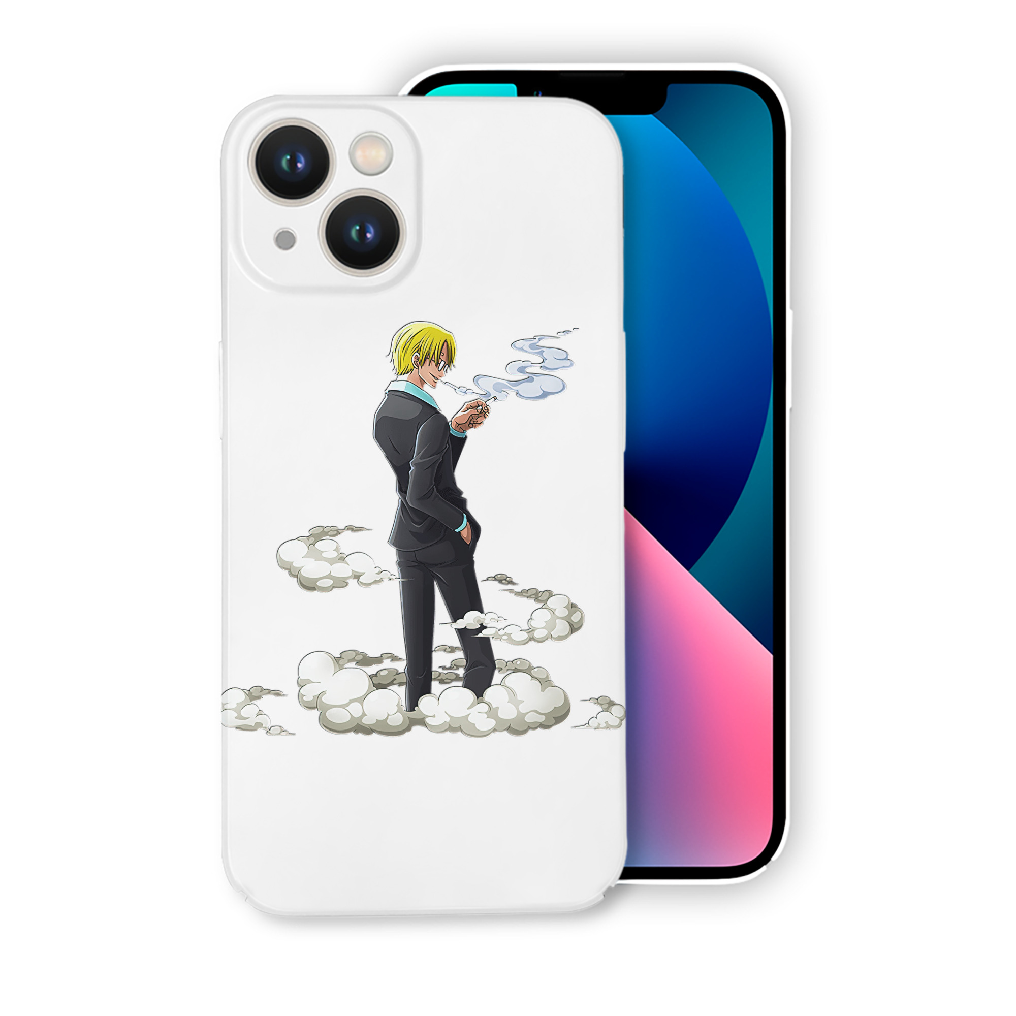 （画像用） ワンピース サンジ ONE PIECE Sanji 【iPhone 14シリーズ対応】ハードケース
