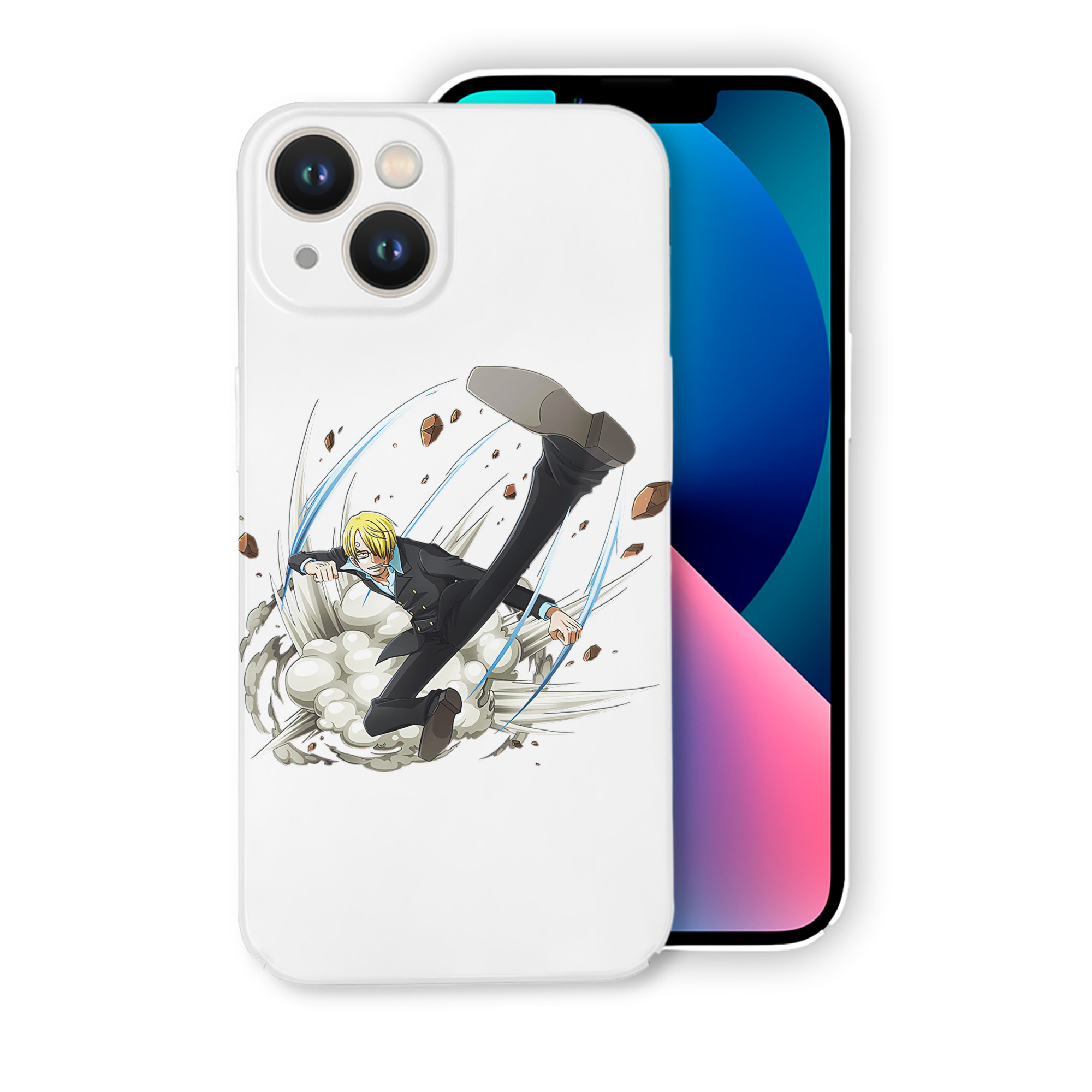 （画像用） ワンピース サンジ ONE PIECE Sanji 【iPhone 14シリーズ対応】ハードケース