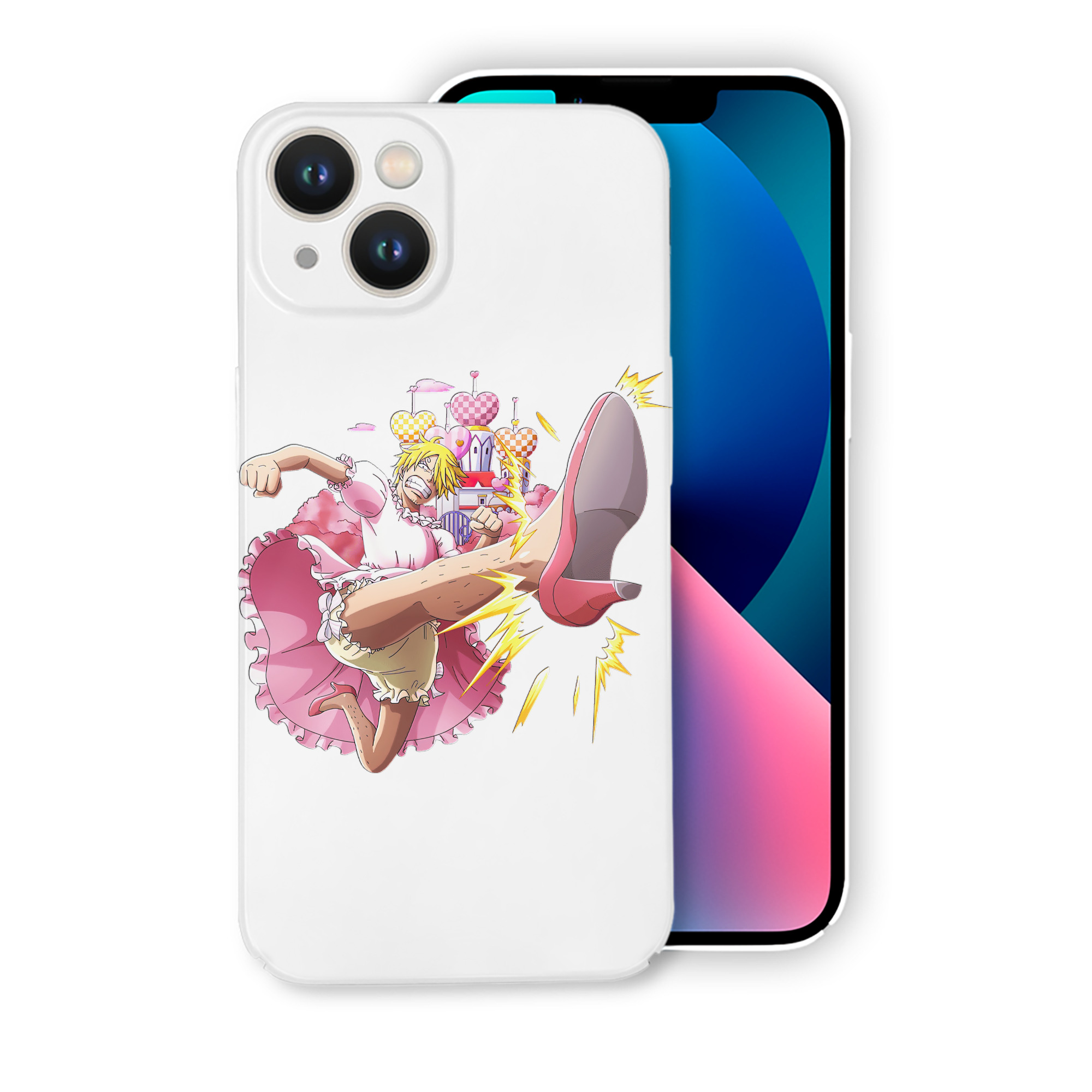 （画像用） ワンピース サンジ ONE PIECE Sanji 【iPhone 14シリーズ対応】ハードケース