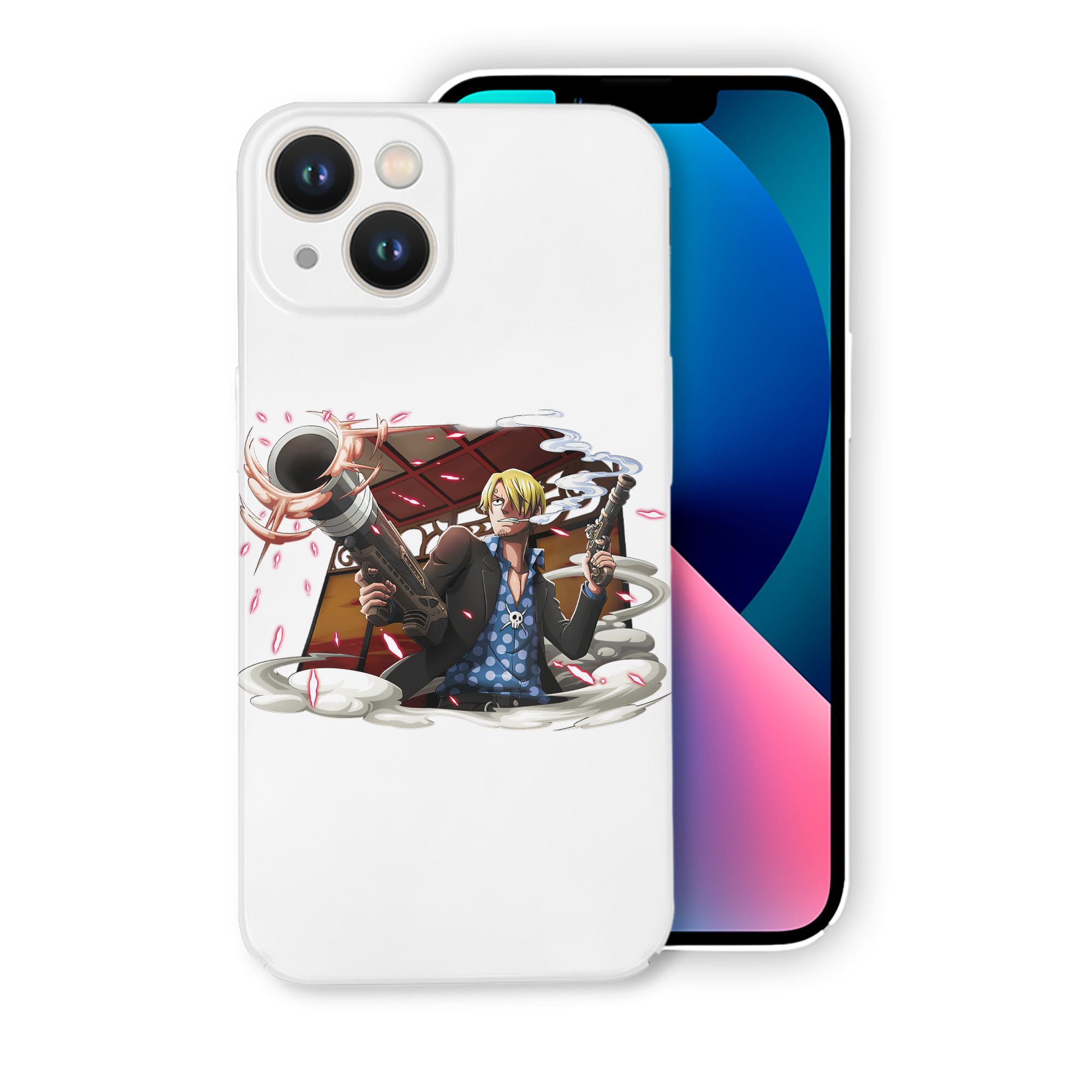 （画像用） ワンピース サンジ ONE PIECE Sanji 【iPhone 14シリーズ対応】ハードケース