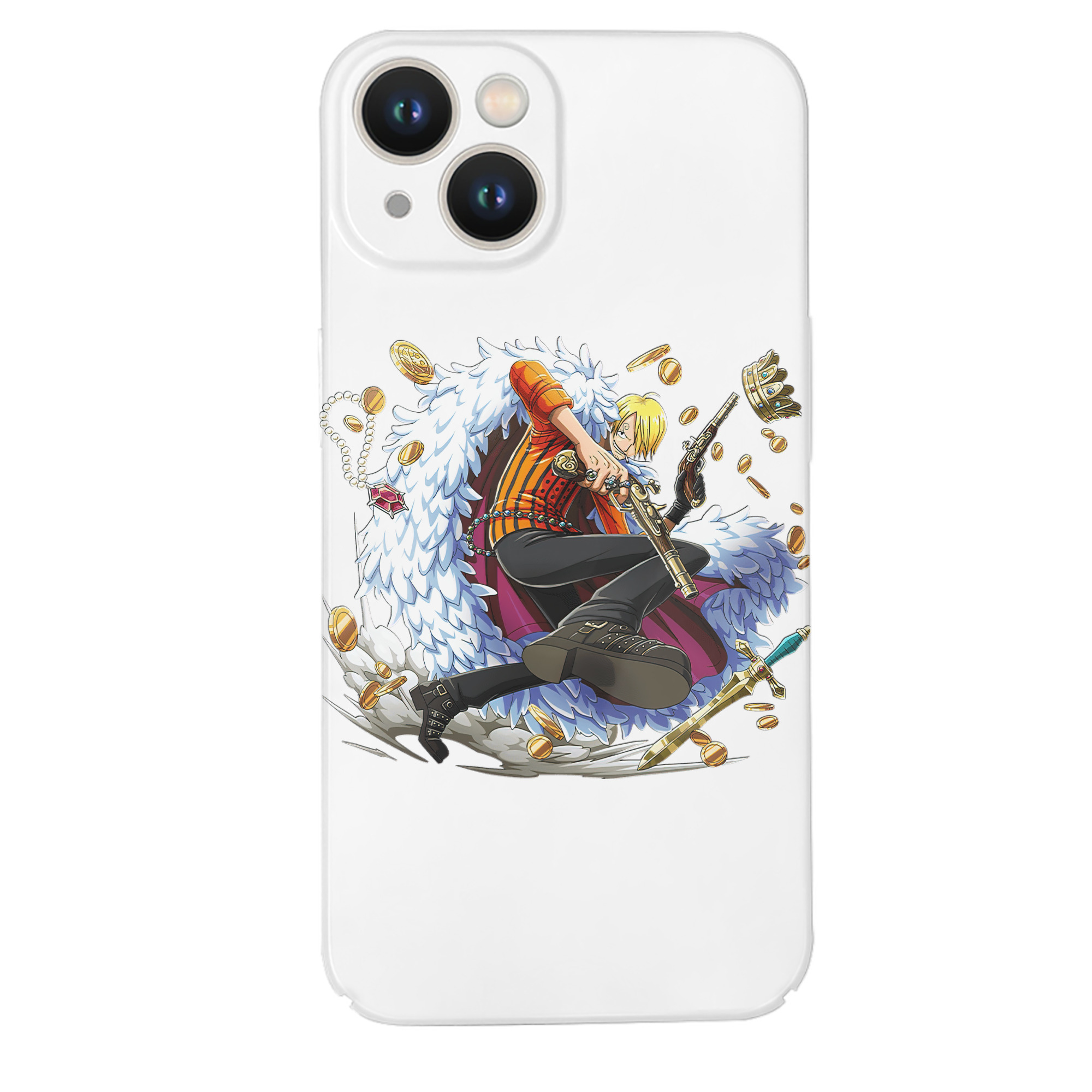 （画像用） ワンピース サンジ ONE PIECE Sanji 【iPhone 14シリーズ対応】ハードケース