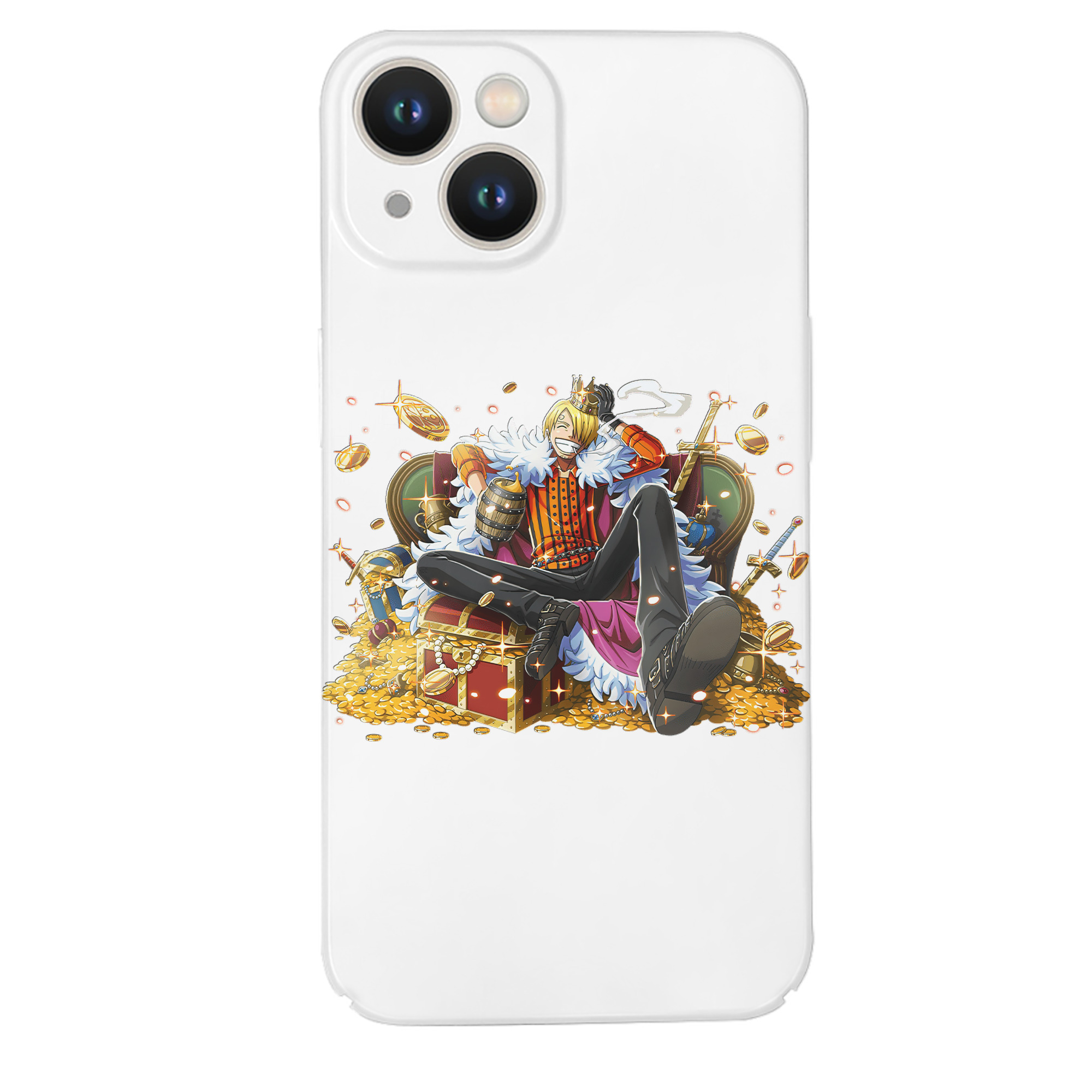 （画像用） ワンピース サンジ ONE PIECE Sanji 【iPhone 14シリーズ対応】ハードケース