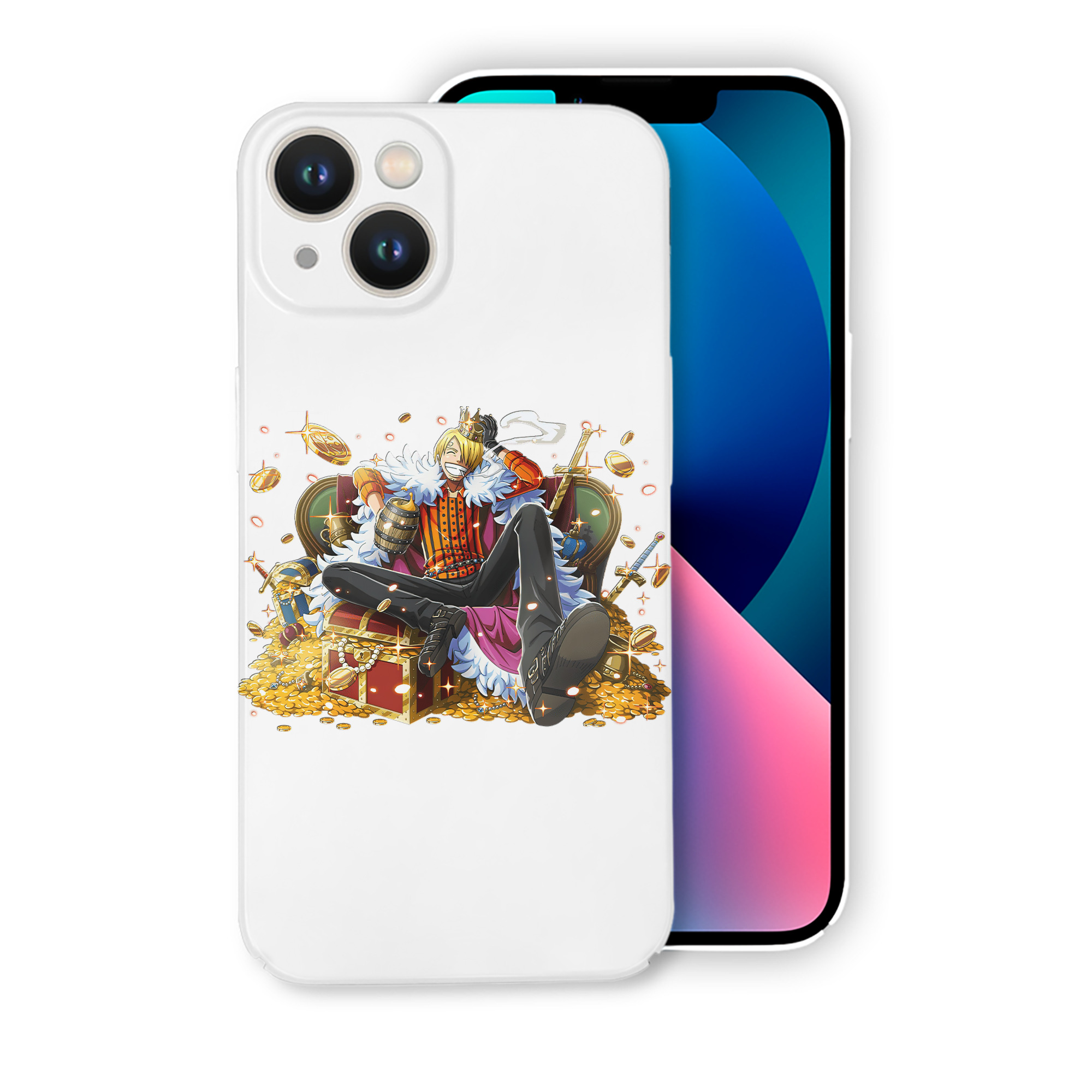 （画像用） ワンピース サンジ ONE PIECE Sanji 【iPhone 14シリーズ対応】ハードケース