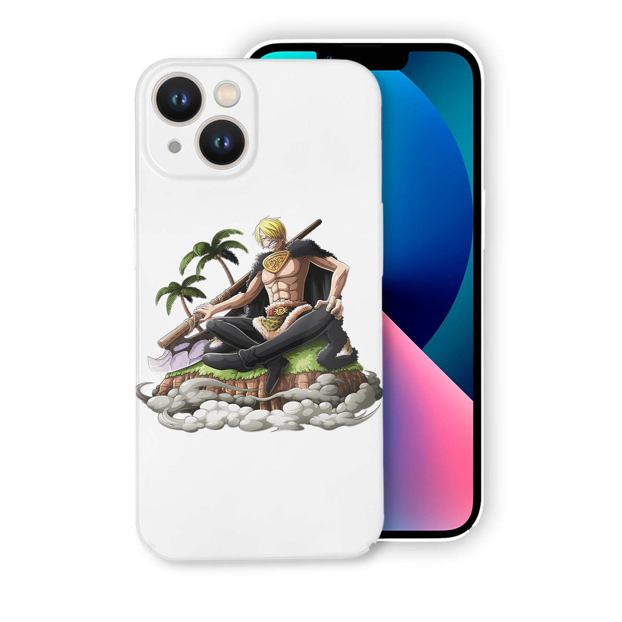 （画像用） ワンピース サンジ ONE PIECE Sanji 【iPhone 14シリーズ対応】ハードケース