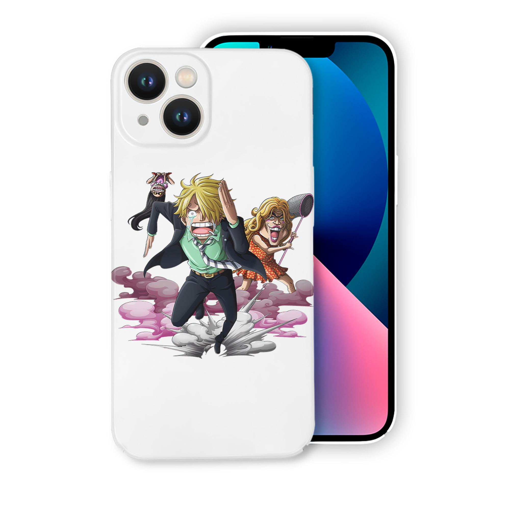 （画像用） ワンピース サンジ ONE PIECE Sanji 【iPhone 14シリーズ対応】ハードケース