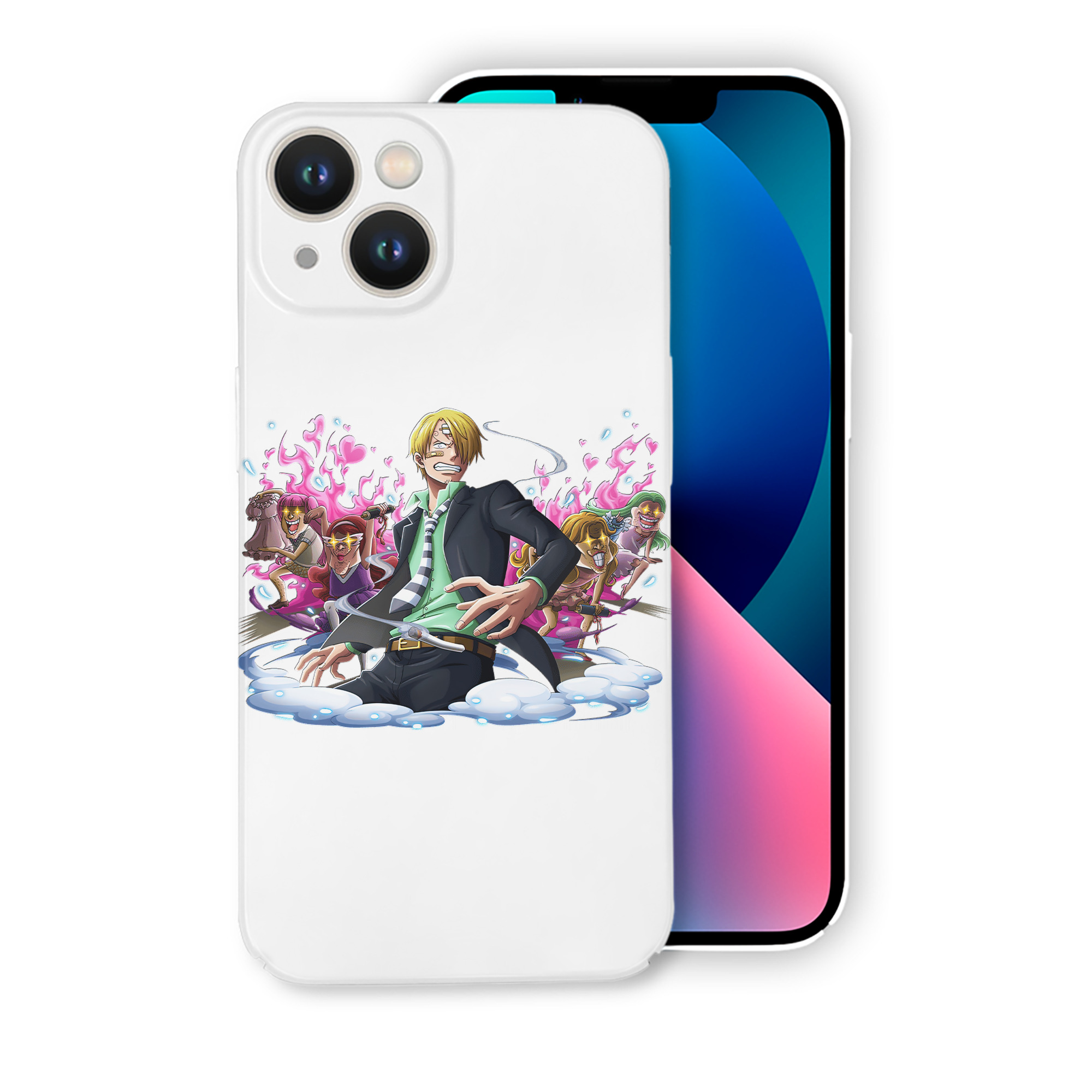 （画像用） ワンピース サンジ ONE PIECE Sanji 【iPhone 14シリーズ対応】ハードケース