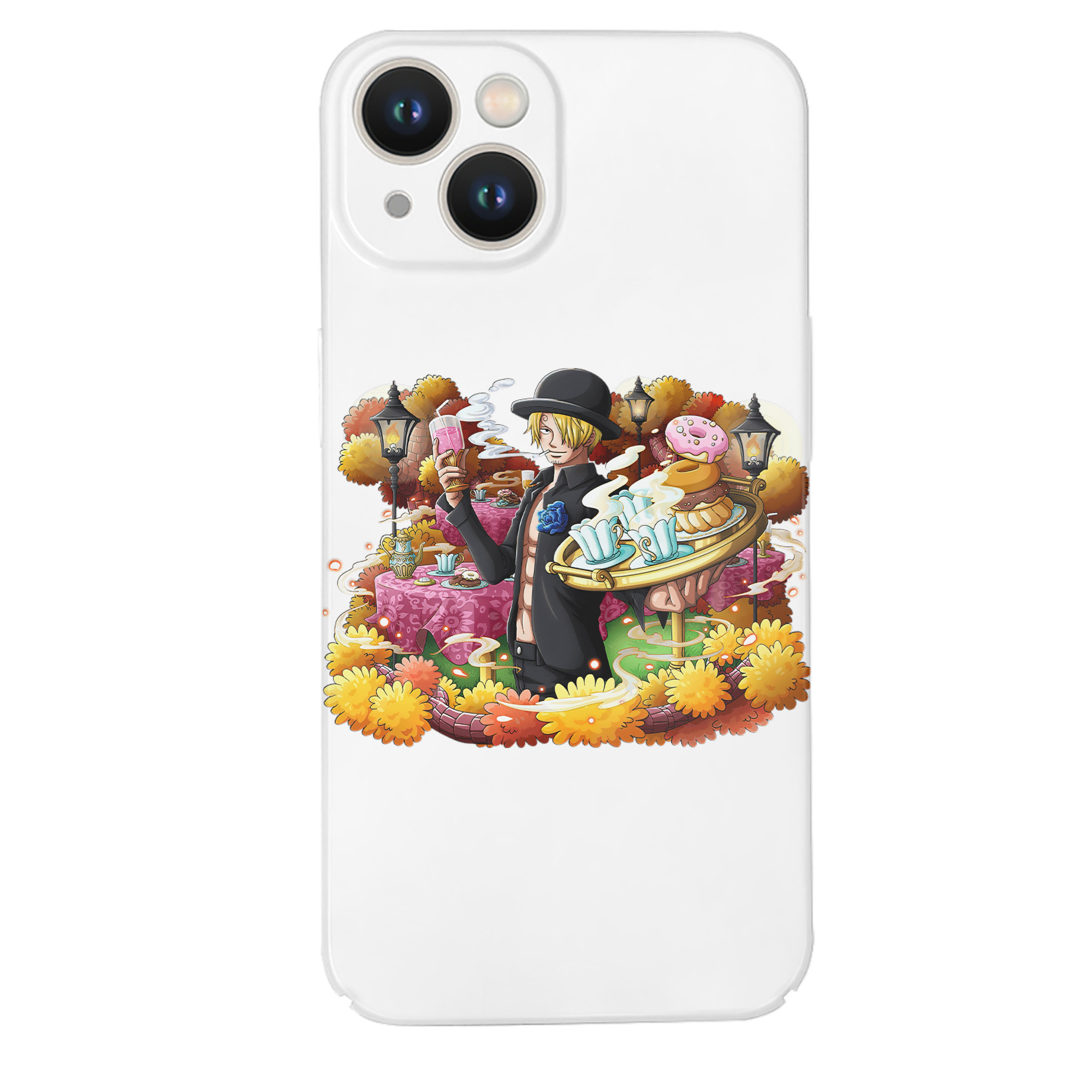 （画像用） ワンピース サンジ ONE PIECE Sanji 【iPhone 14シリーズ対応】ハードケース