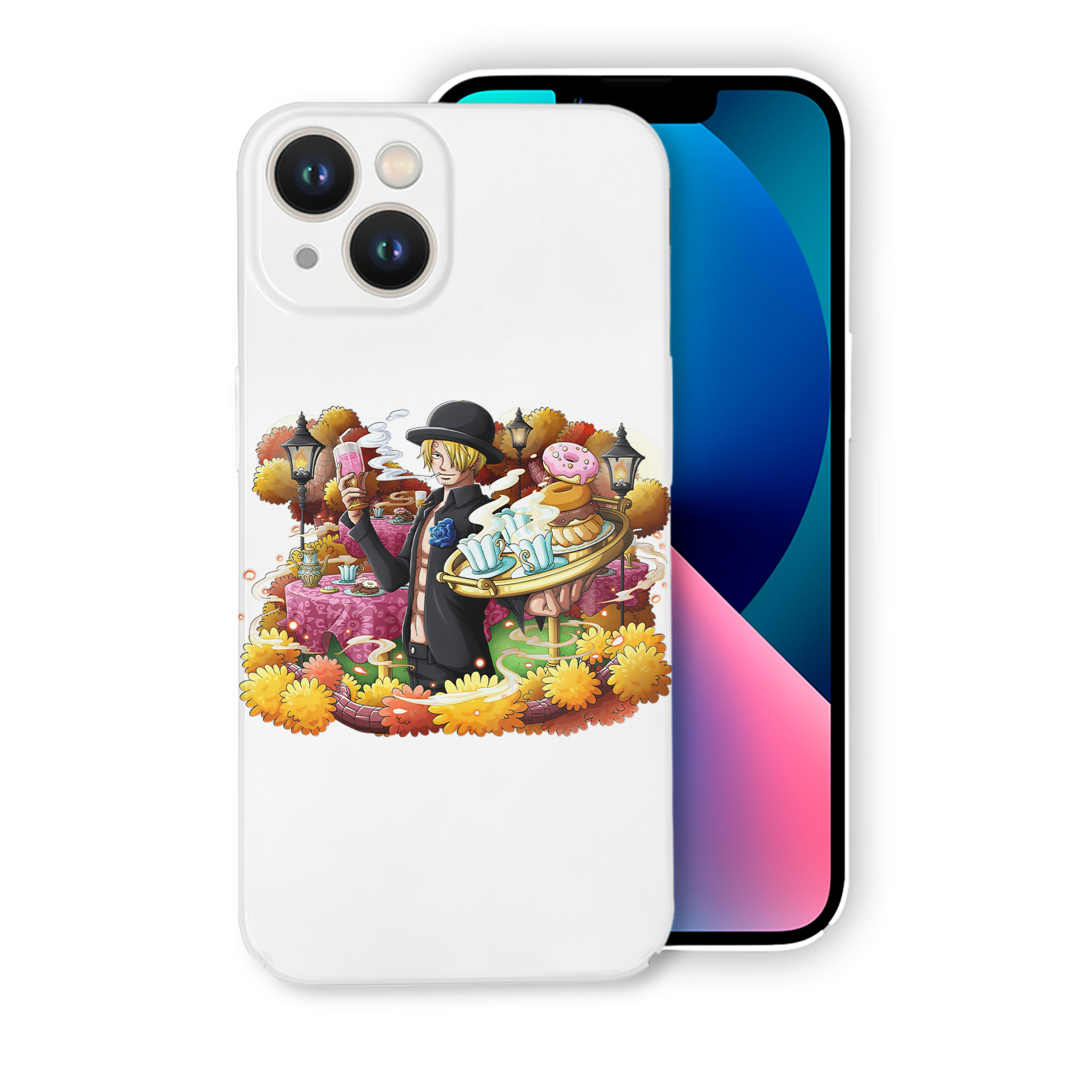 （画像用） ワンピース サンジ ONE PIECE Sanji 【iPhone 14シリーズ対応】ハードケース