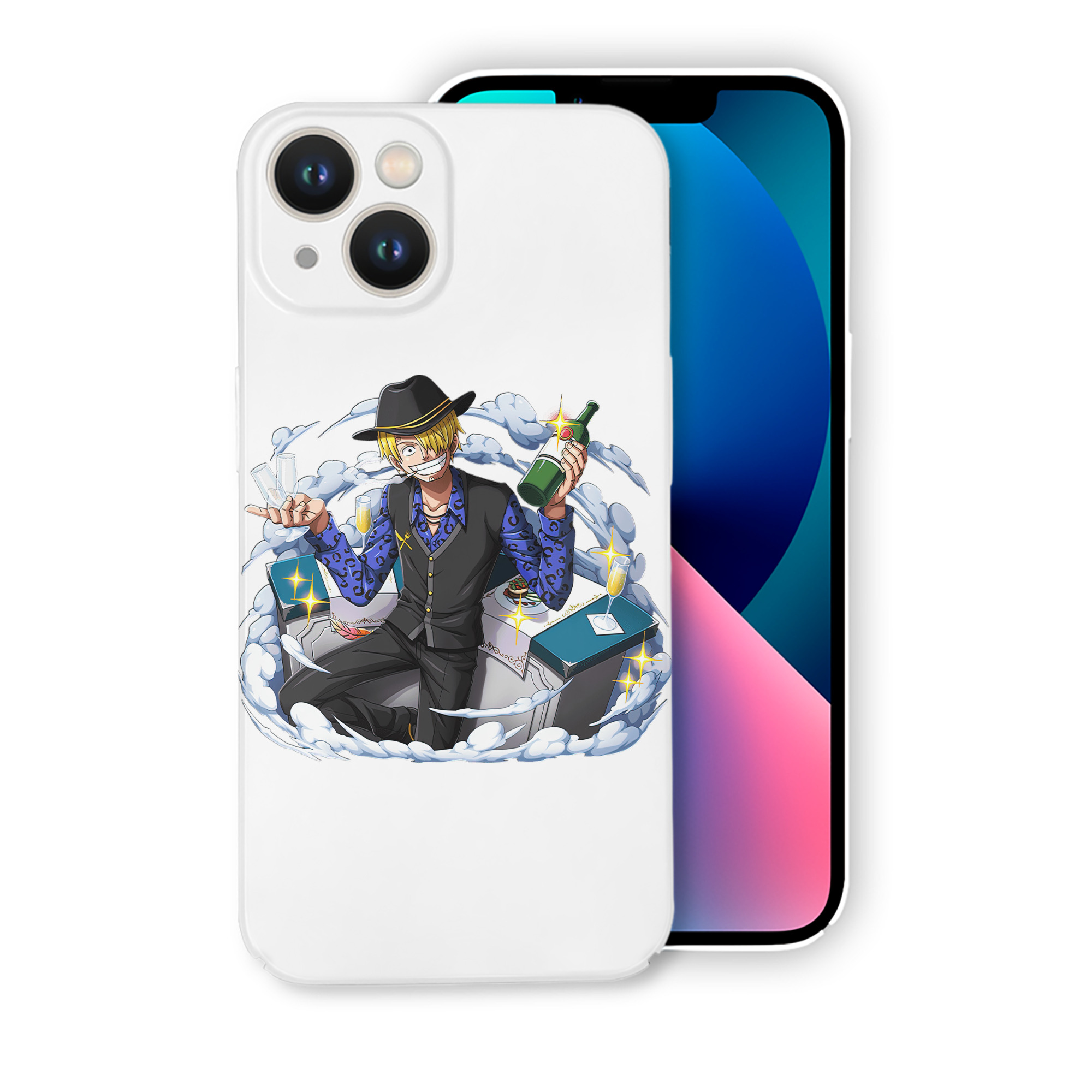 （画像用） ワンピース サンジ ONE PIECE Sanji 【iPhone 14シリーズ対応】ハードケース