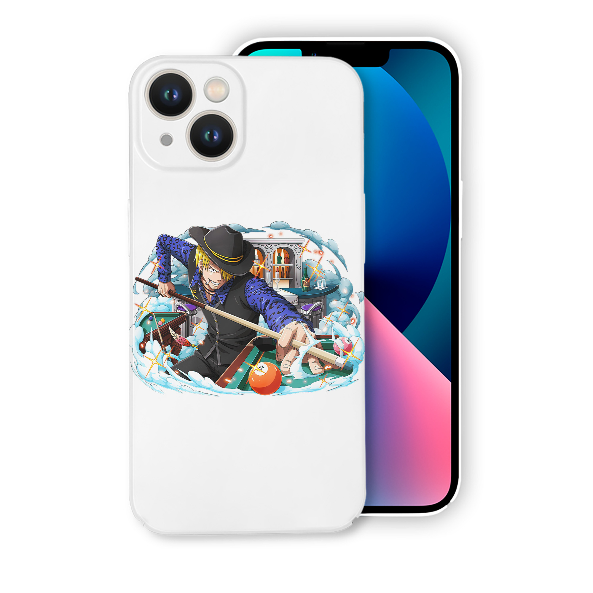 （画像用） ワンピース サンジ ONE PIECE Sanji 【iPhone 14シリーズ対応】ハードケース