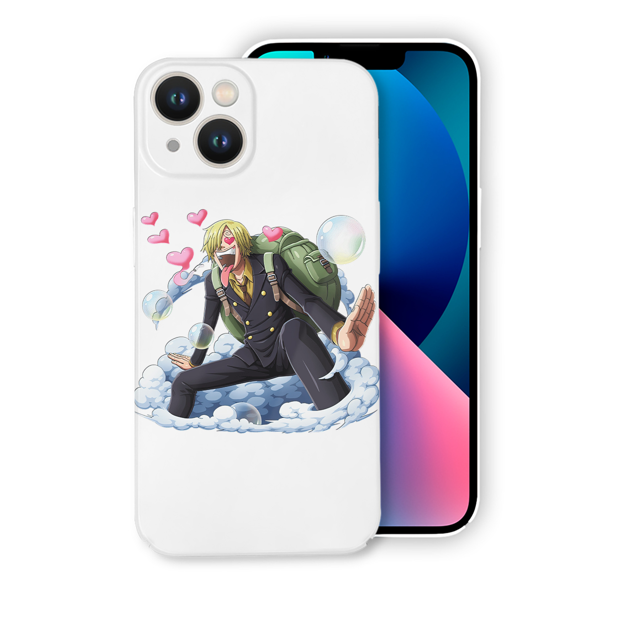 （画像用） ワンピース サンジ ONE PIECE Sanji 【iPhone 14シリーズ対応】ハードケース