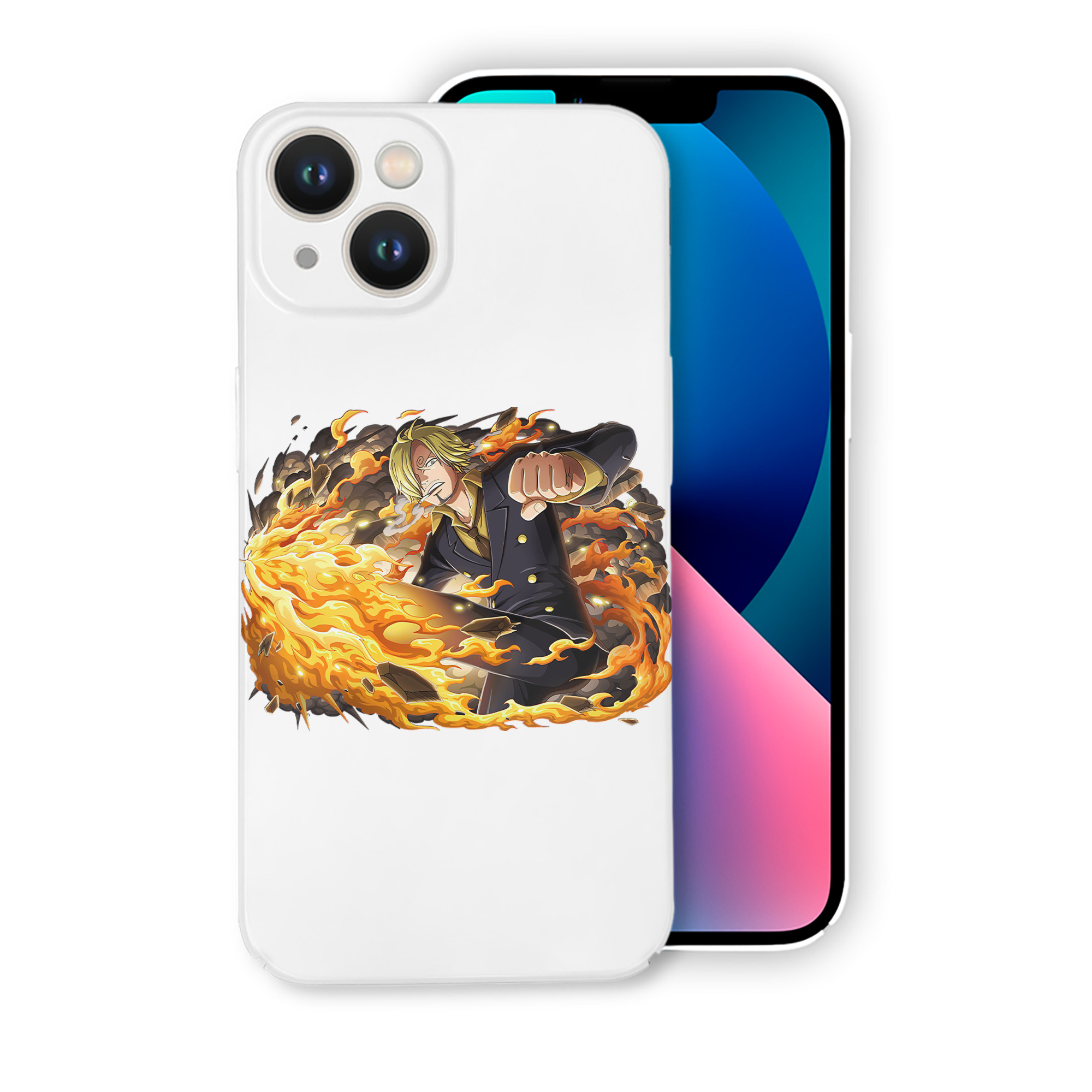 （画像用） ワンピース サンジ ONE PIECE Sanji 【iPhone 14シリーズ対応】ハードケース