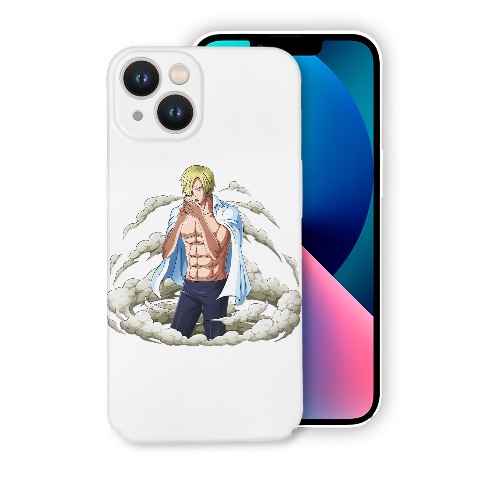 （画像用） ワンピース サンジ ONE PIECE Sanji 【iPhone 14シリーズ対応】ハードケース