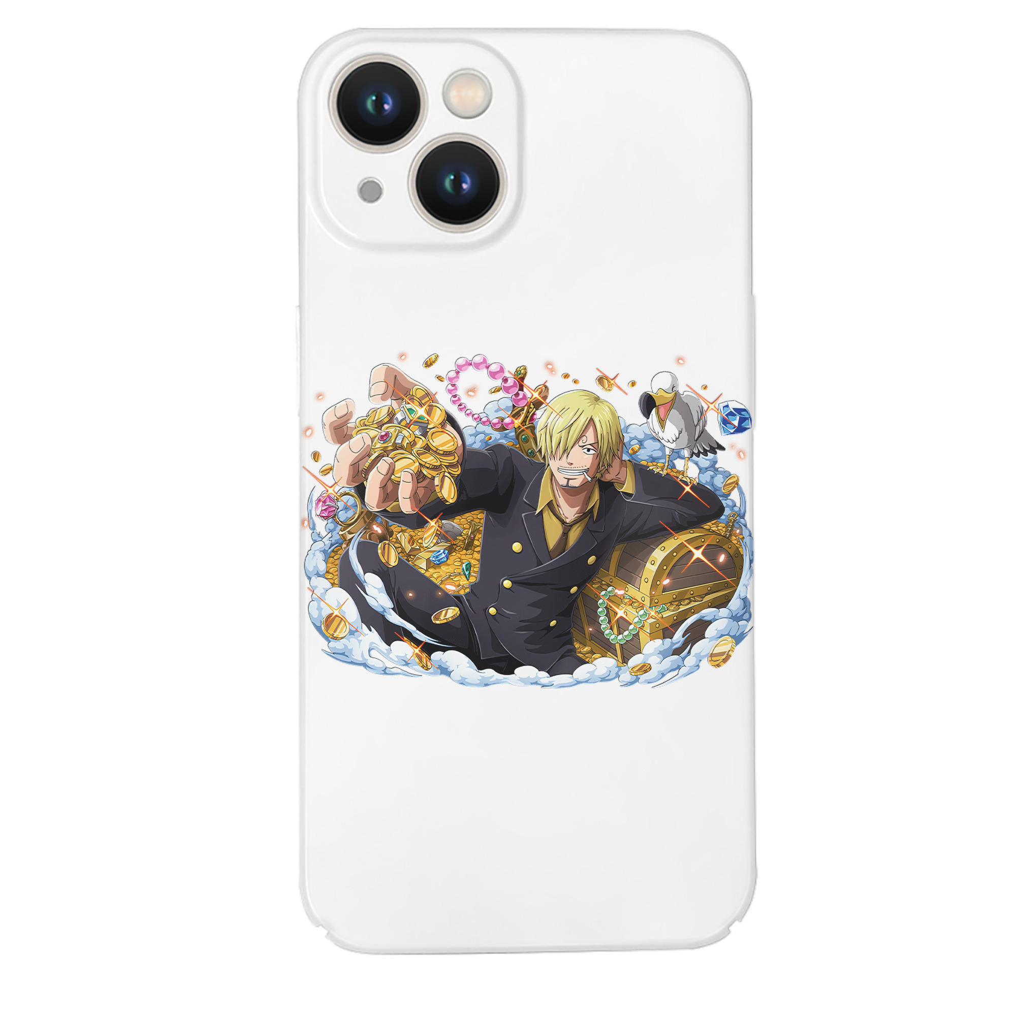 （画像用） ワンピース サンジ ONE PIECE Sanji 【iPhone 14シリーズ対応】ハードケース