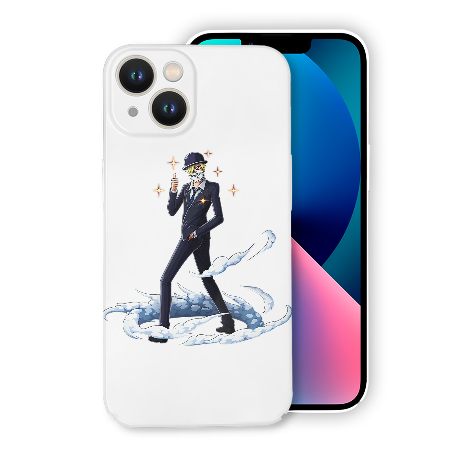 （画像用） ワンピース サンジ ONE PIECE Sanji 【iPhone 14シリーズ対応】ハードケース