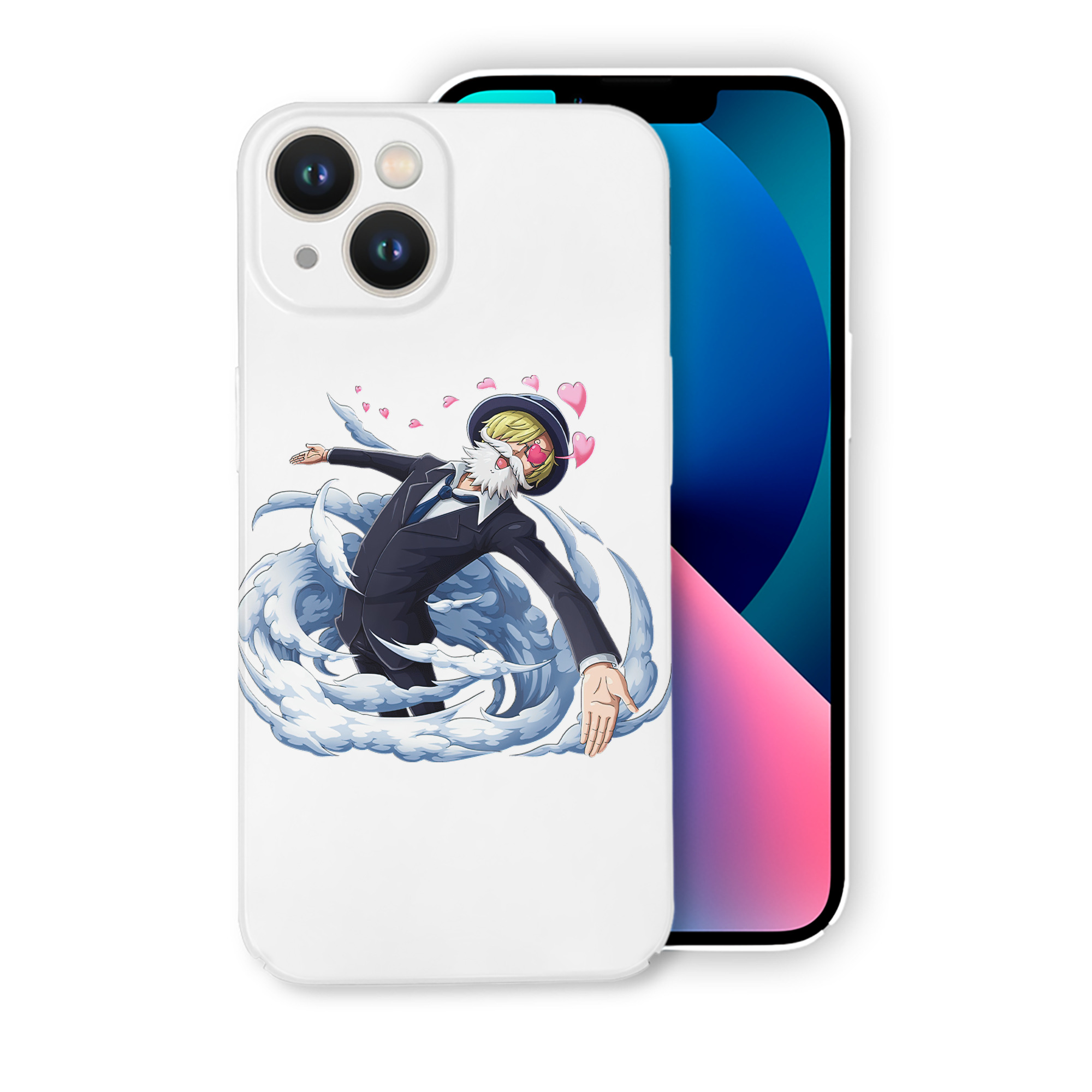 （画像用） ワンピース サンジ ONE PIECE Sanji 【iPhone 14シリーズ対応】ハードケース