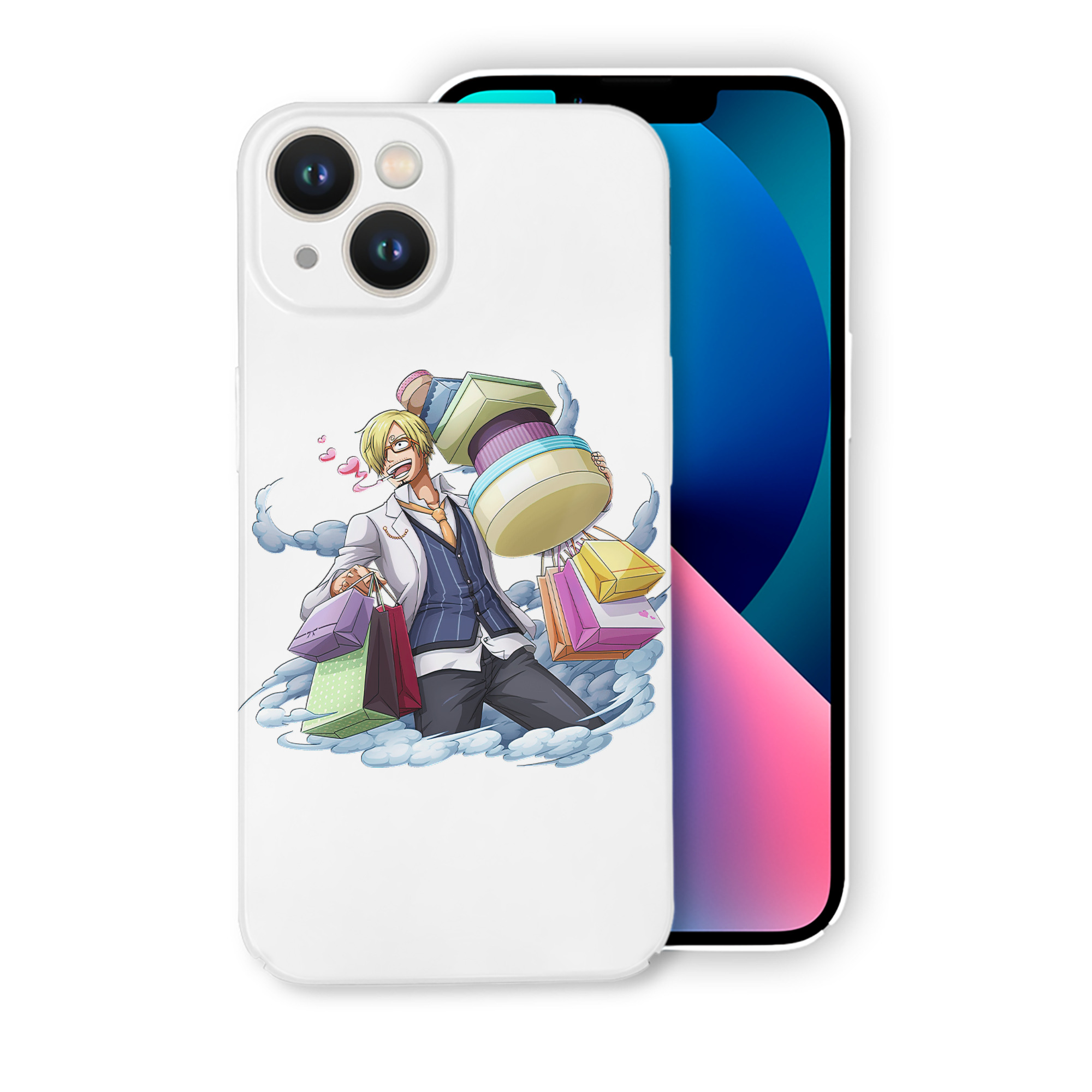 （画像用） ワンピース サンジ ONE PIECE Sanji 【iPhone 14シリーズ対応】ハードケース