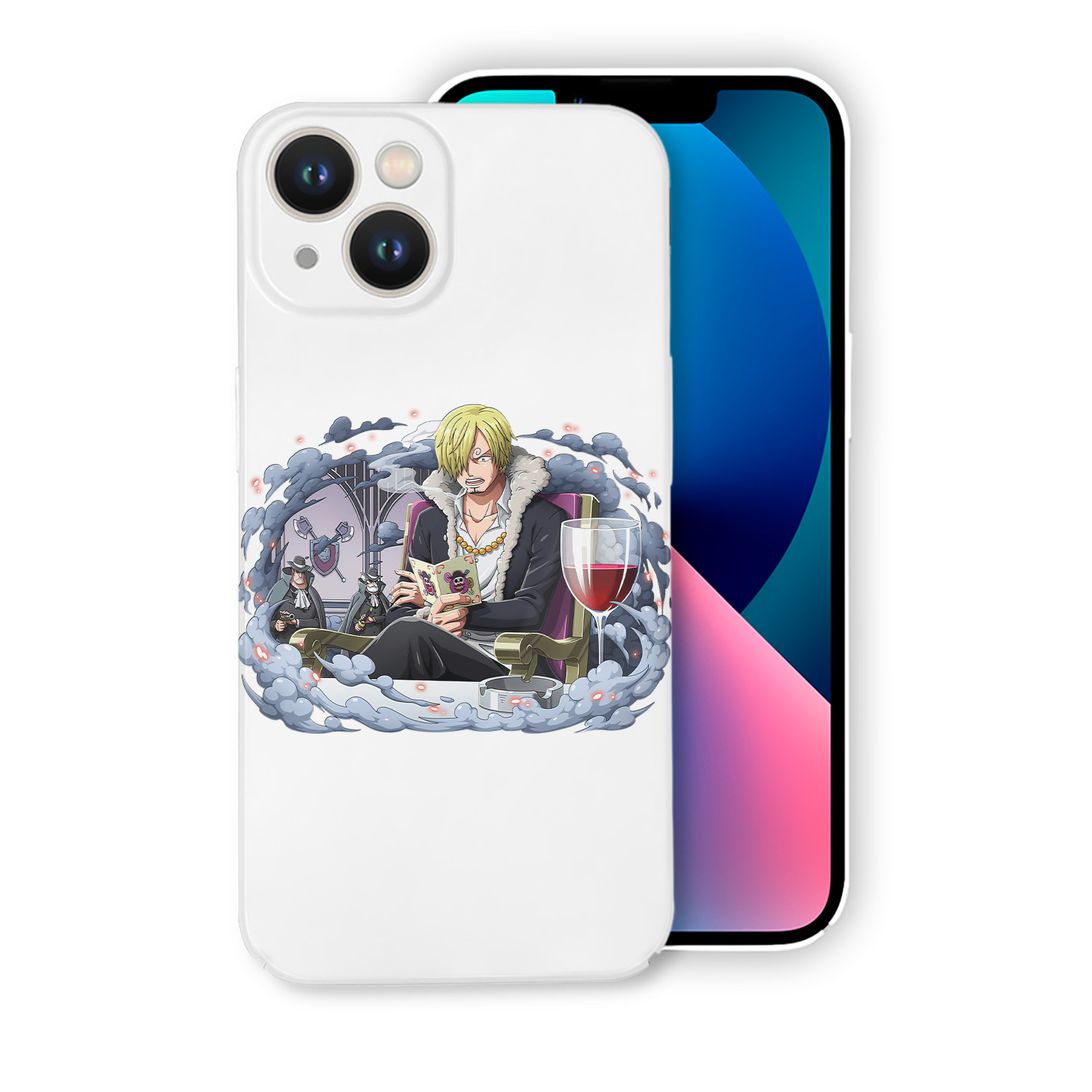 （画像用） ワンピース サンジ ONE PIECE Sanji 【iPhone 14シリーズ対応】ハードケース