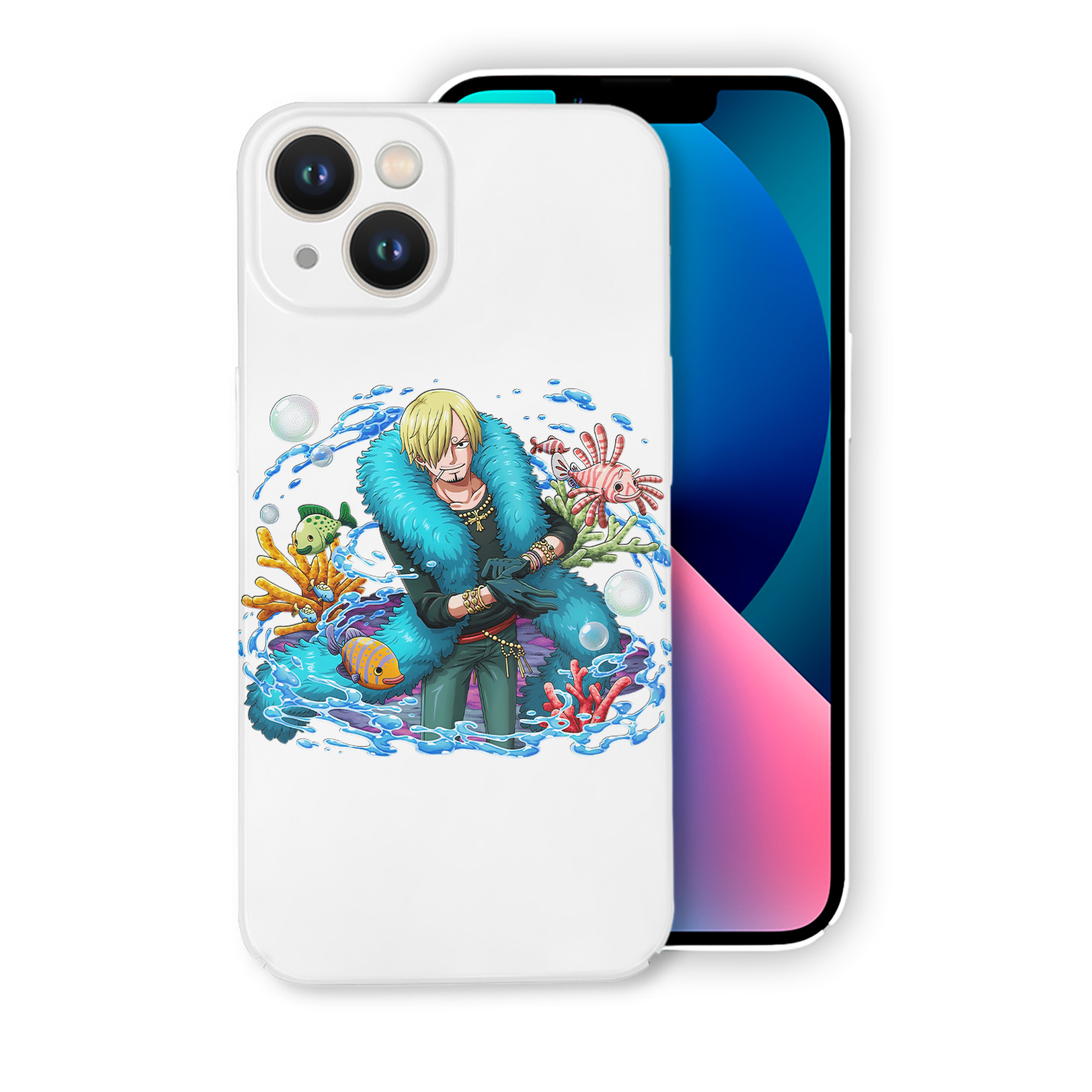 （画像用） ワンピース サンジ ONE PIECE Sanji 【iPhone 14シリーズ対応】ハードケース