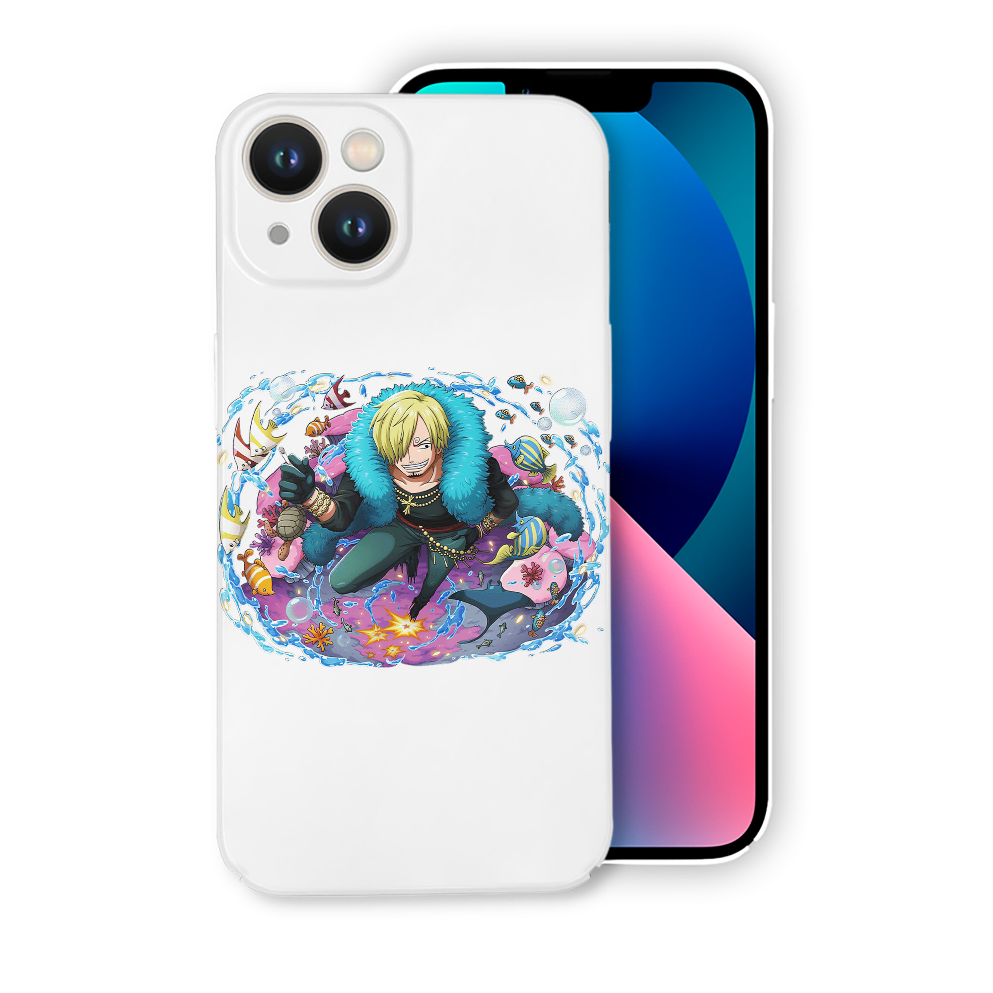 （画像用） ワンピース サンジ ONE PIECE Sanji 【iPhone 14シリーズ対応】ハードケース