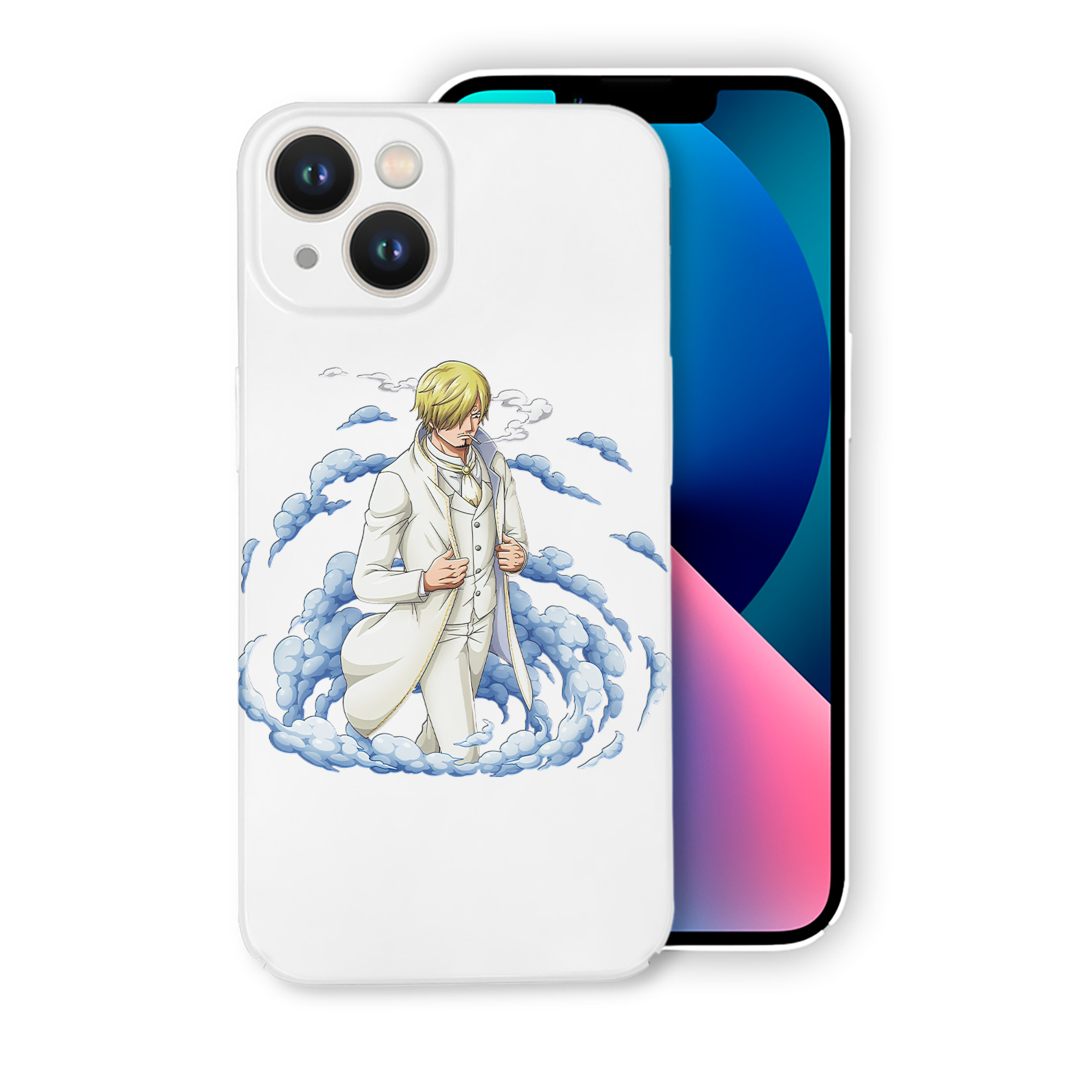 （画像用） ワンピース サンジ ONE PIECE Sanji 【iPhone 14シリーズ対応】ハードケース