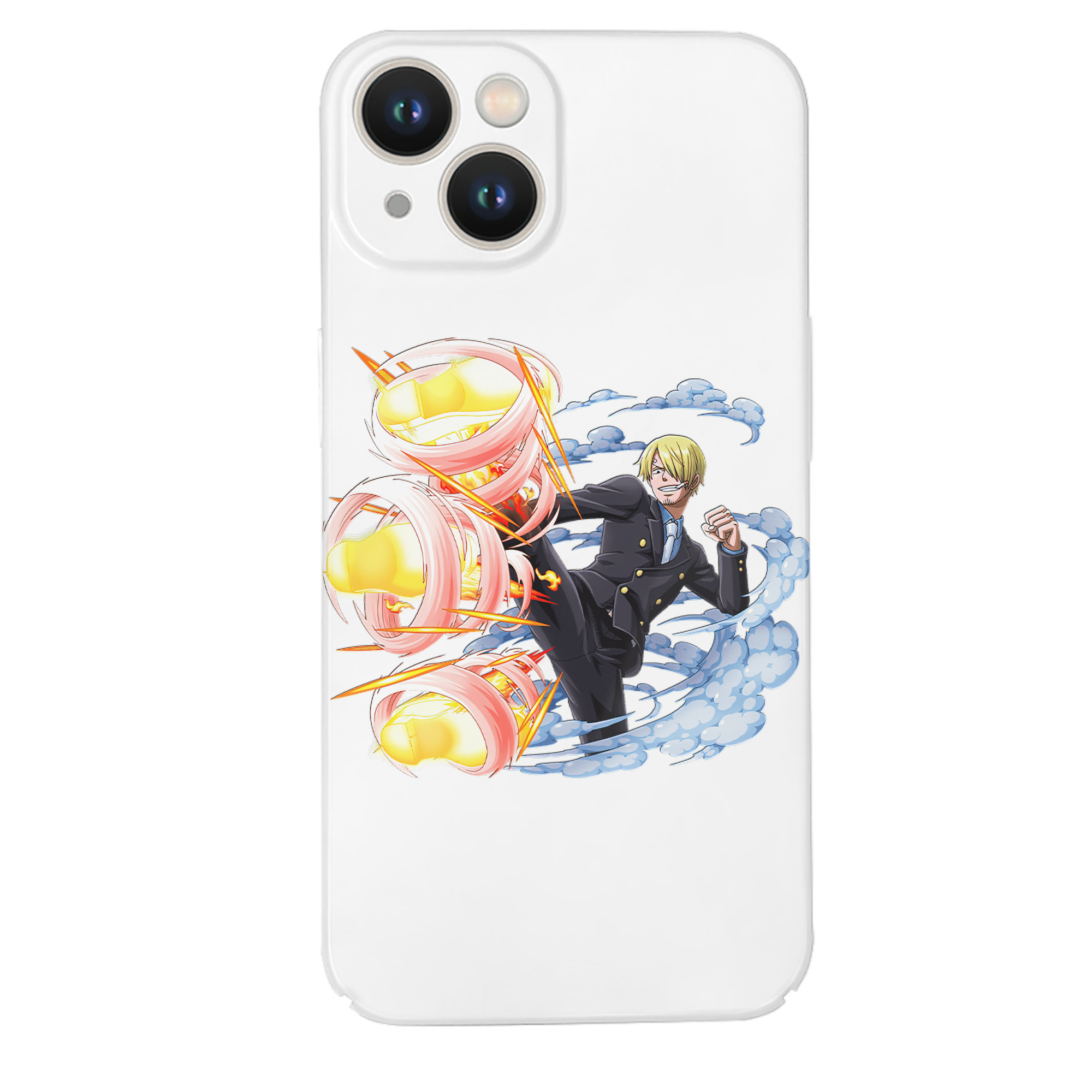 （画像用） ワンピース サンジ ONE PIECE Sanji 【iPhone 14シリーズ対応】ハードケース