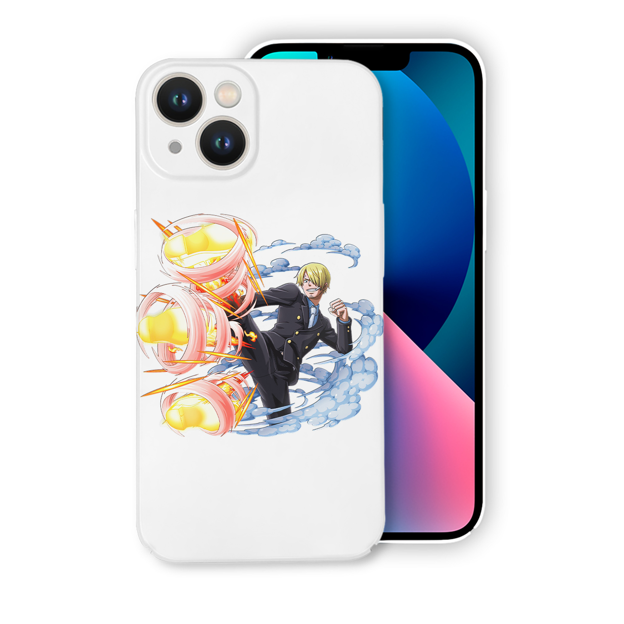 （画像用） ワンピース サンジ ONE PIECE Sanji 【iPhone 14シリーズ対応】ハードケース
