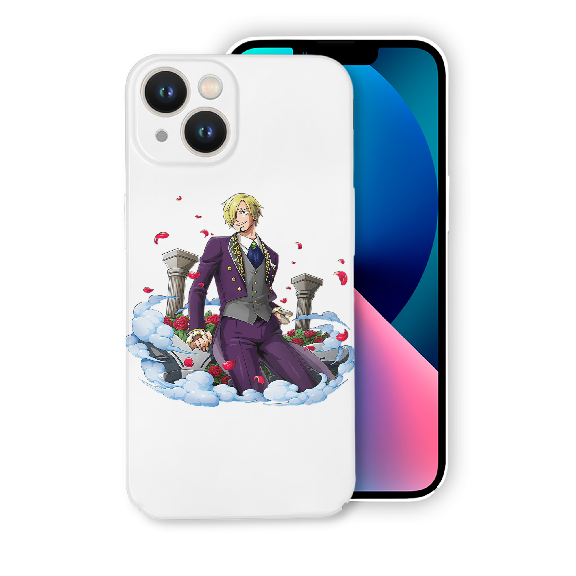 （画像用） ワンピース サンジ ONE PIECE Sanji 【iPhone 14シリーズ対応】ハードケース